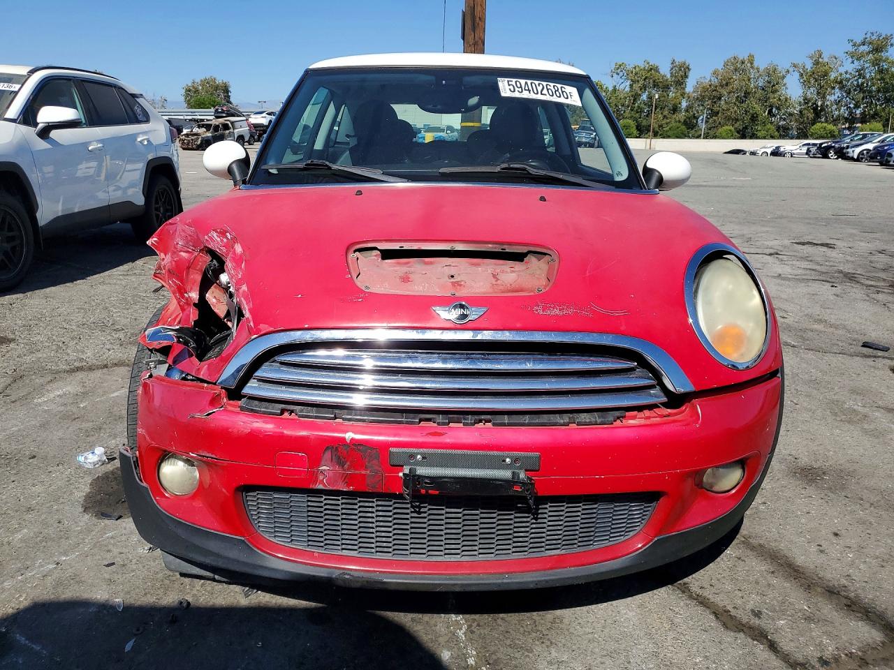 2010 Mini Cooper S Red vin: WMWMF7C59ATW89694