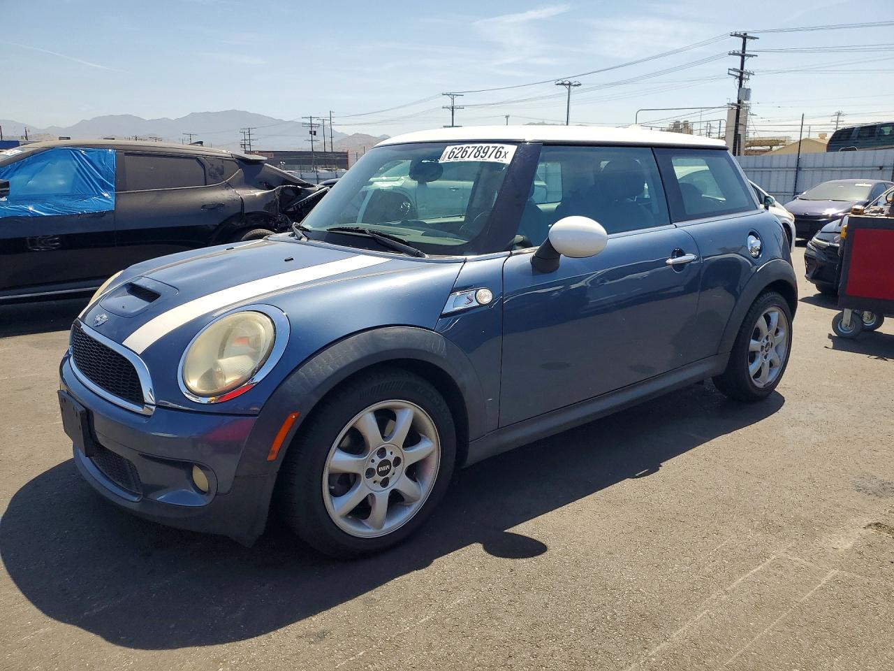 2010 Mini Cooper S Blue vin: WMWMF7C5XATZ69060
