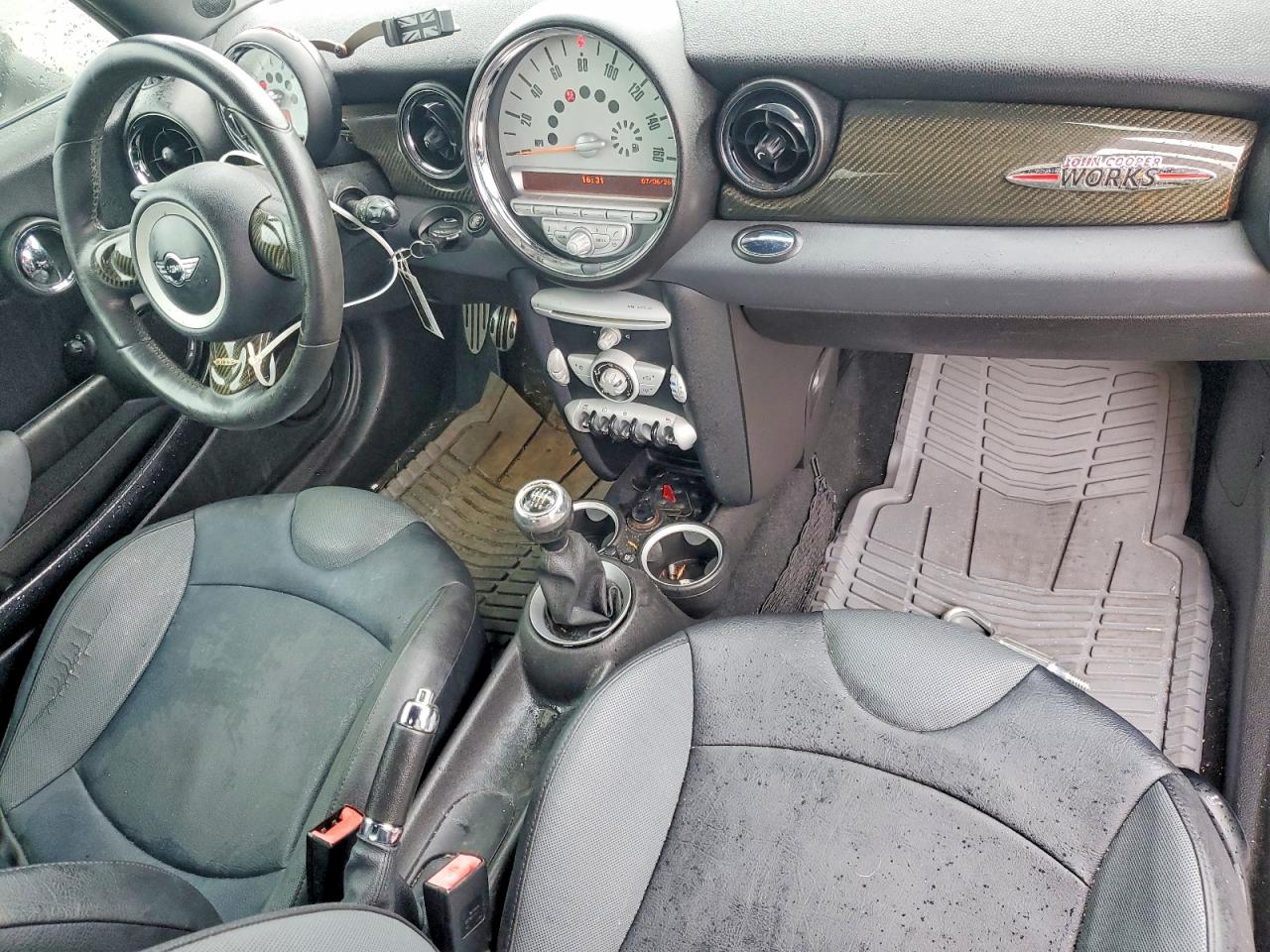 2009 Mini Cooper Sportback Ls Jcw Gray vin: WMWMF93549TF96379