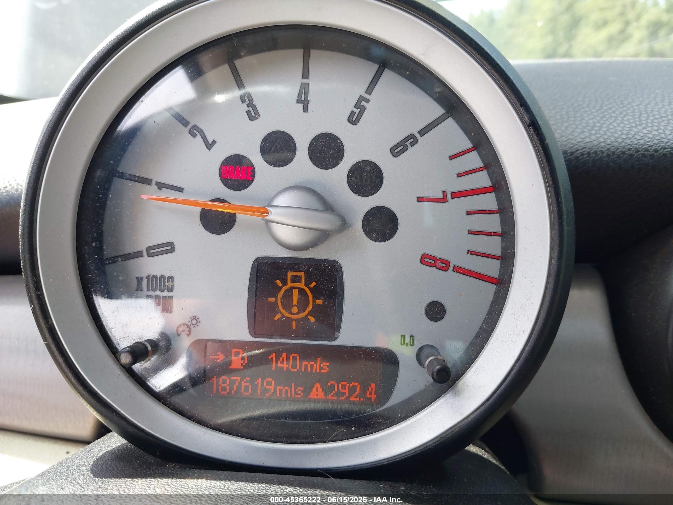 2009 Mini Cooper Clubman   Brown vin: WMWML33549TP98142