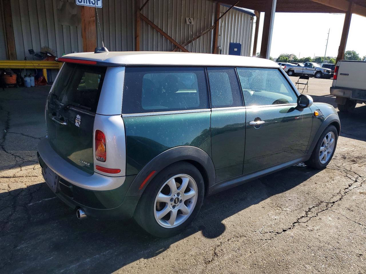 2008 Mini Cooper Clubman Green vin: WMWML33588TN67159