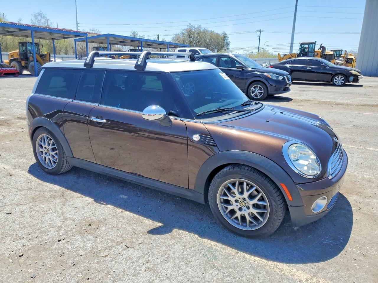 2008 Mini Cooper Clubman Brown vin: WMWML33598TJ46048
