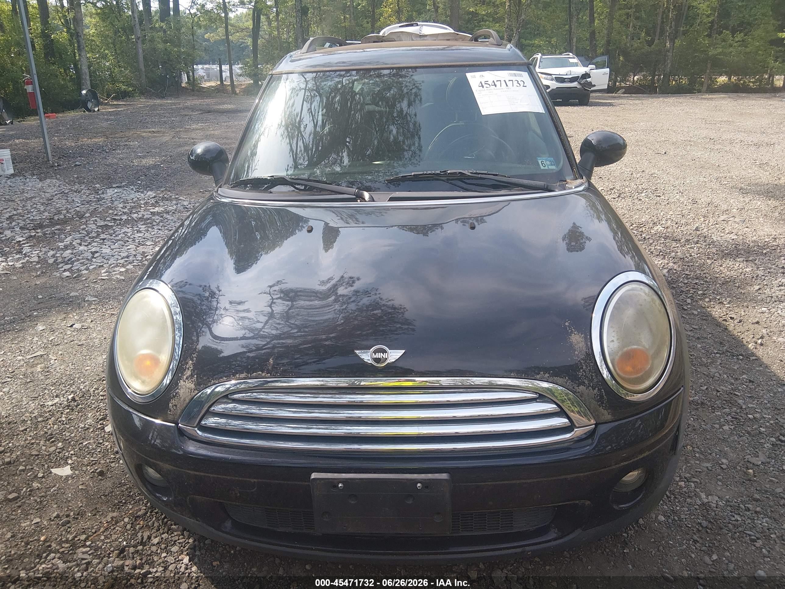 2009 Mini Cooper Clubman   Черный vin: WMWML33599TX35408