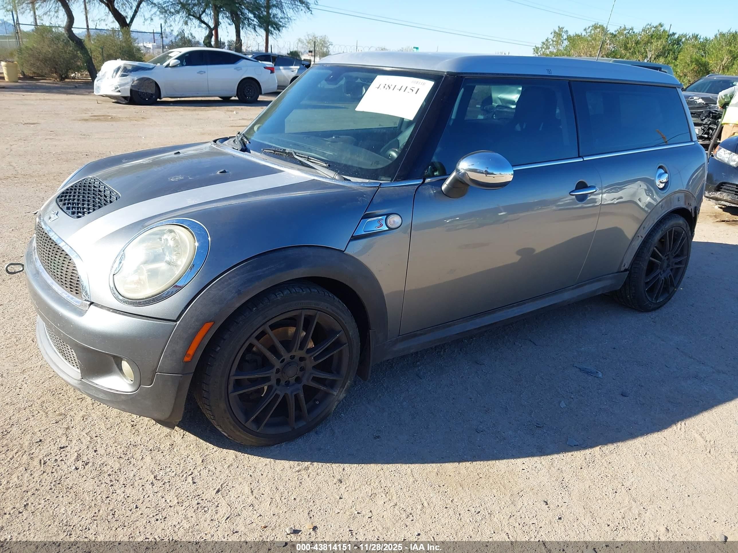 2008 Mini Cooper S Clubman   Gray vin: WMWMM33518TP87059