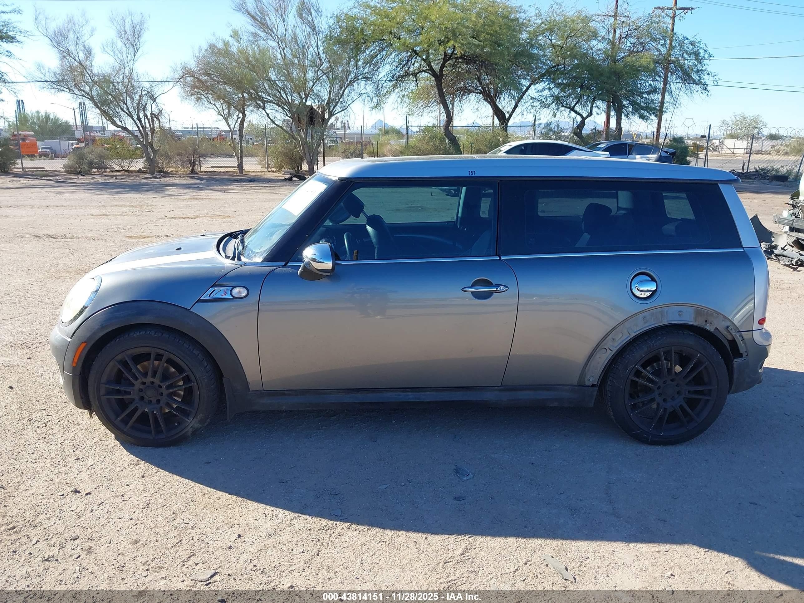 2008 Mini Cooper S Clubman   Gray vin: WMWMM33518TP87059