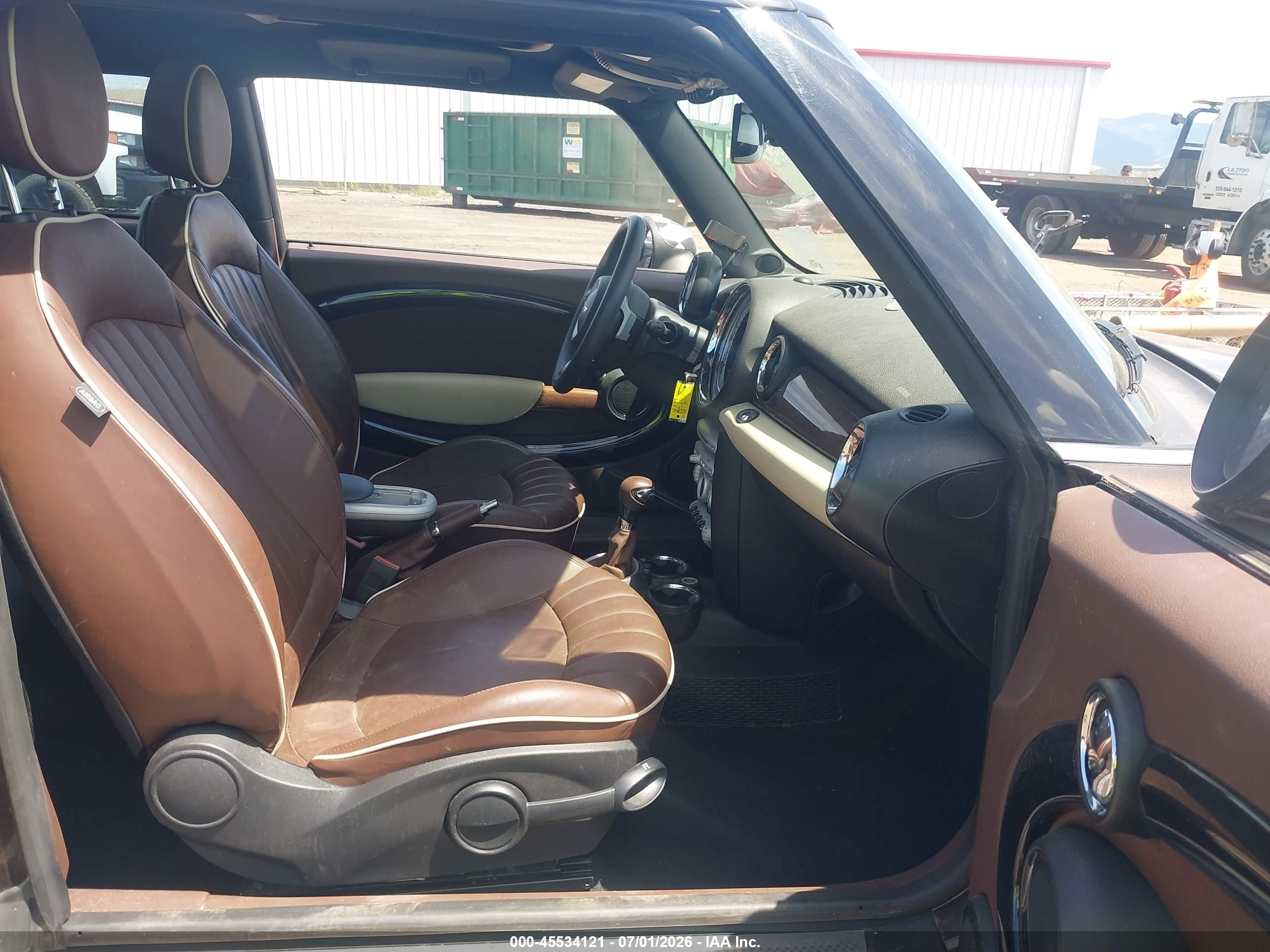 2008 Mini Cooper S Clubman   Brown vin: WMWMM33528TP88253
