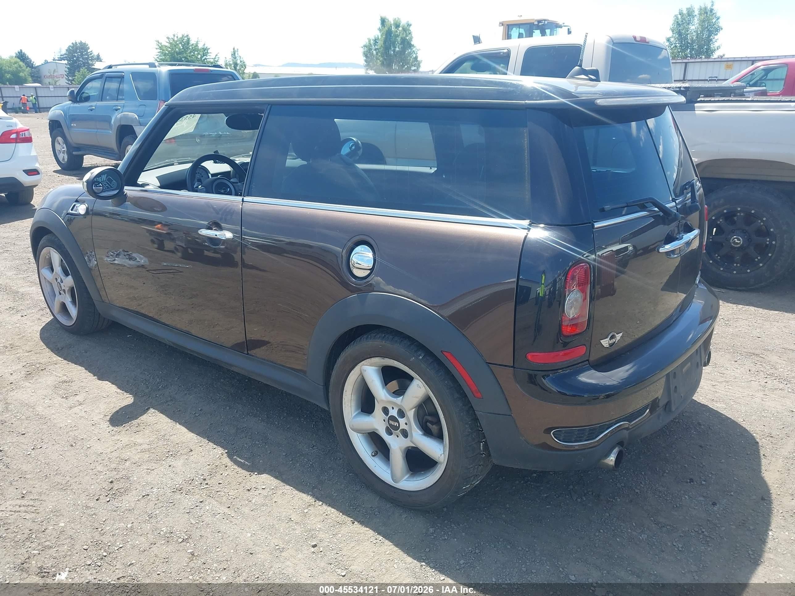 2008 Mini Cooper S Clubman   Brown vin: WMWMM33528TP88253