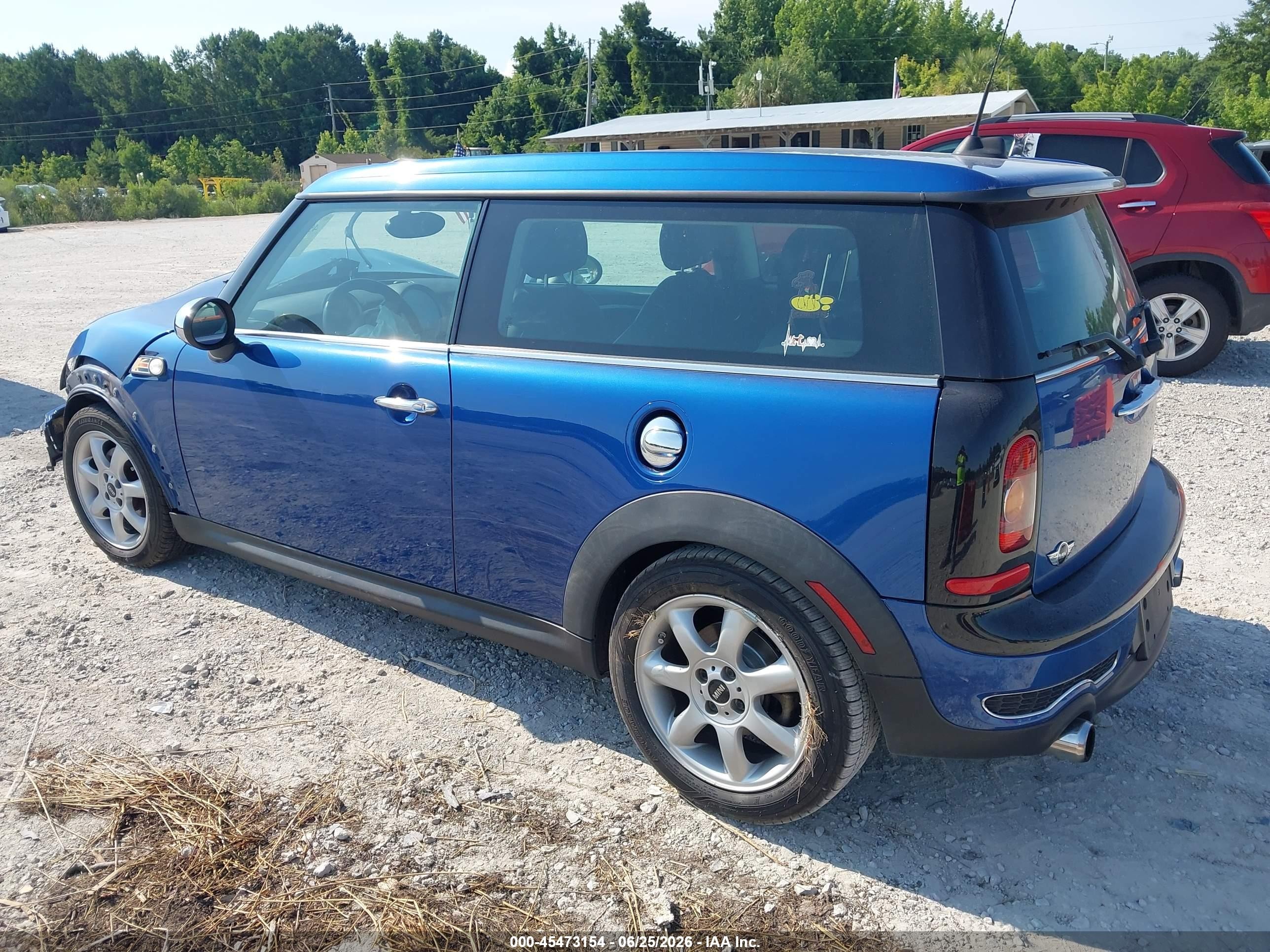 2008 Mini Cooper S Clubman   Blue vin: WMWMM33538TP72028