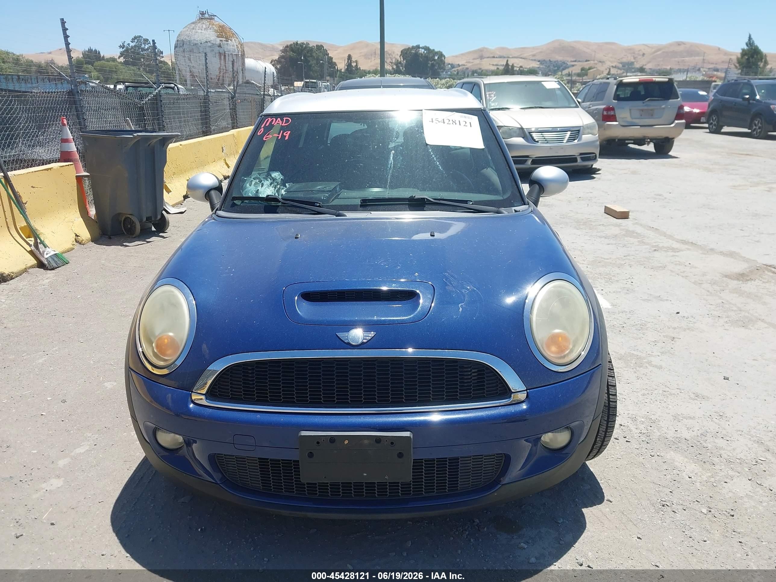 2008 Mini Cooper S Clubman   Dark Blue vin: WMWMM33548TP89663