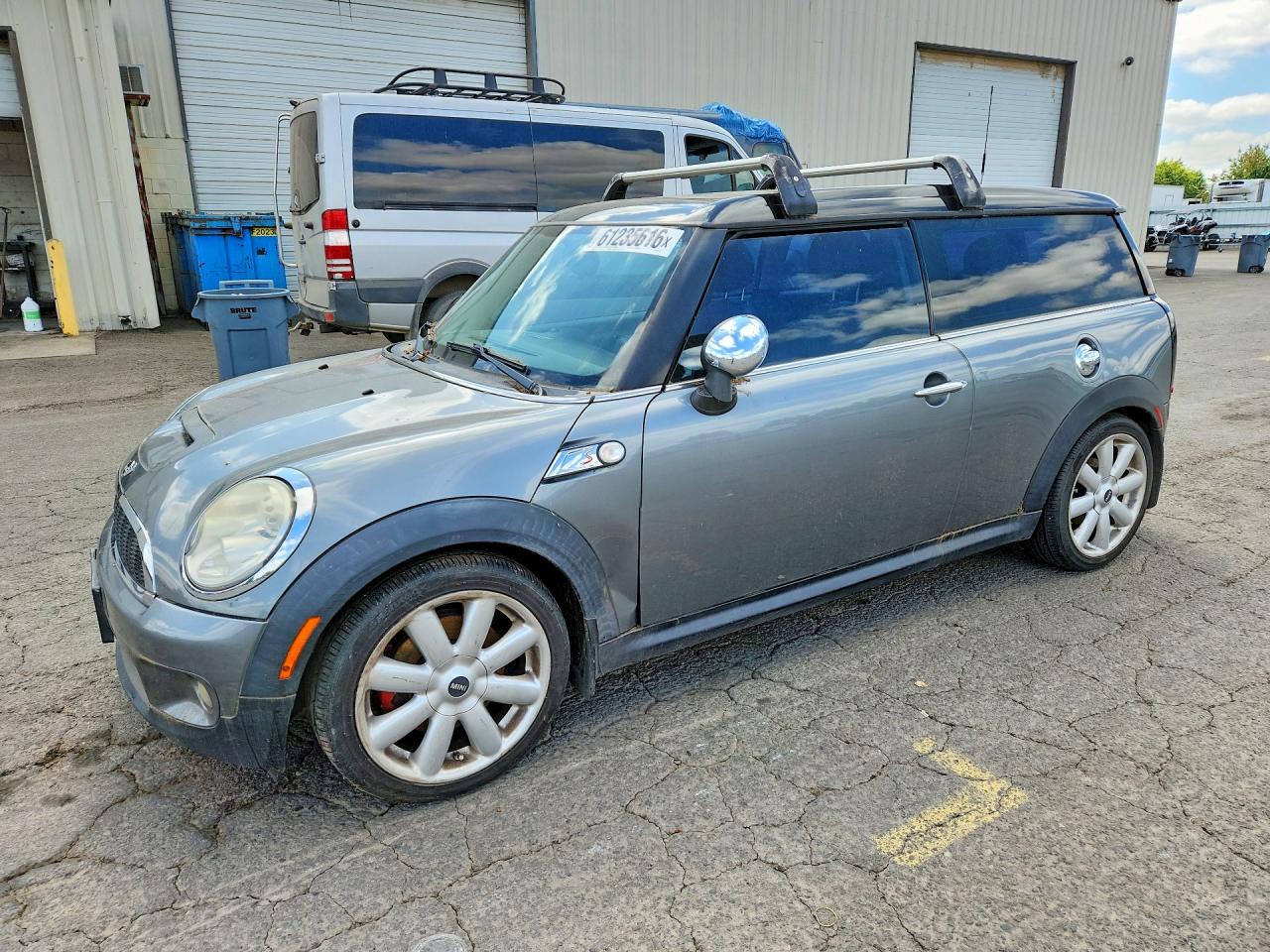 2009 Mini Cooper S Clubman Серый vin: WMWMM33559TP91813