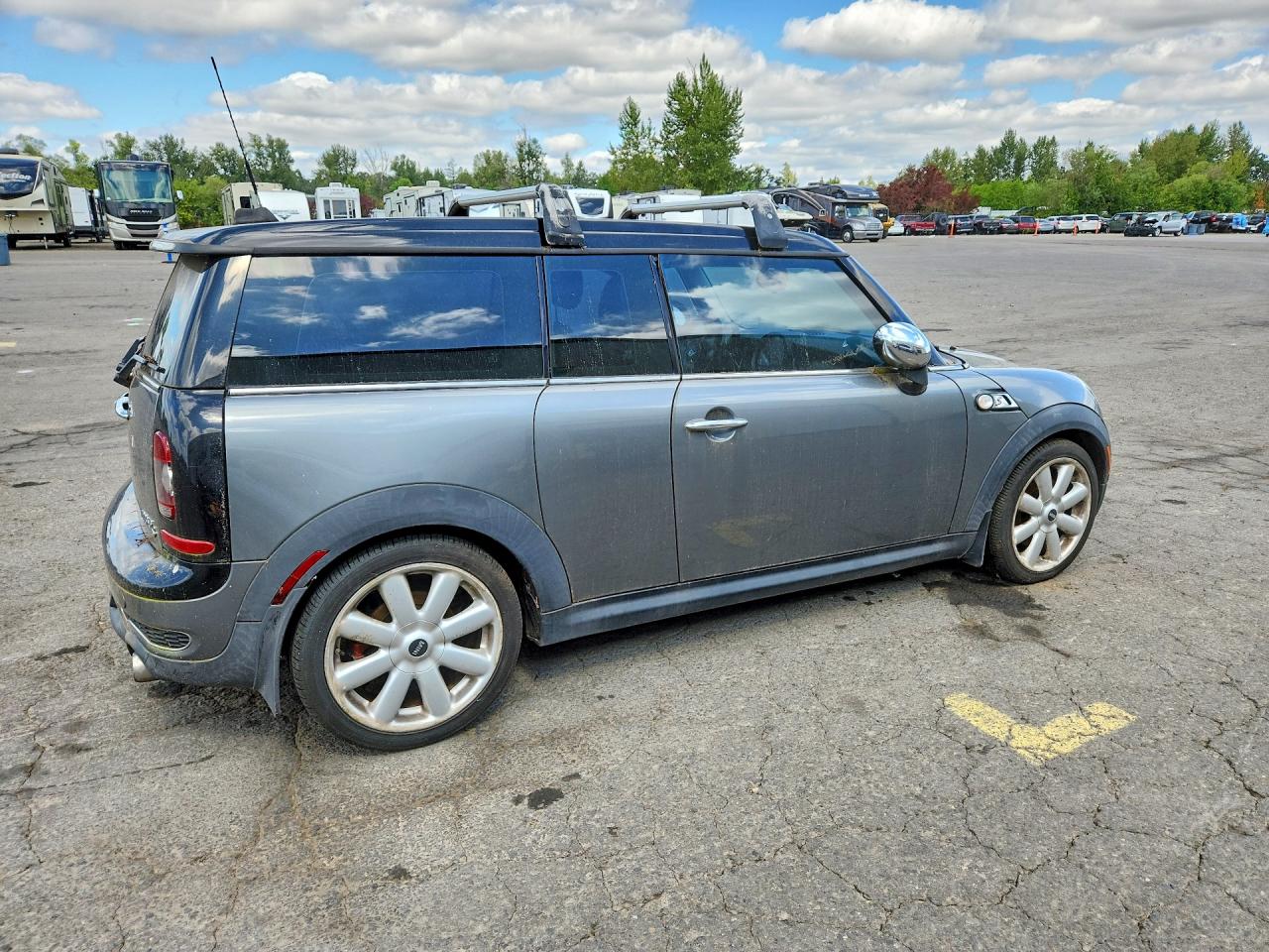 2009 Mini Cooper S Clubman Серый vin: WMWMM33559TP91813