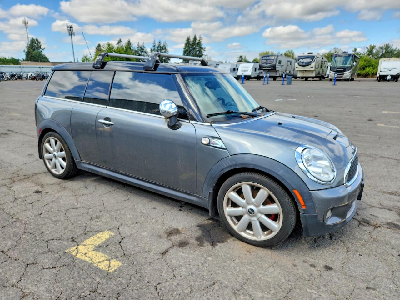2009 Mini Cooper S Clubman Серый vin: WMWMM33559TP91813