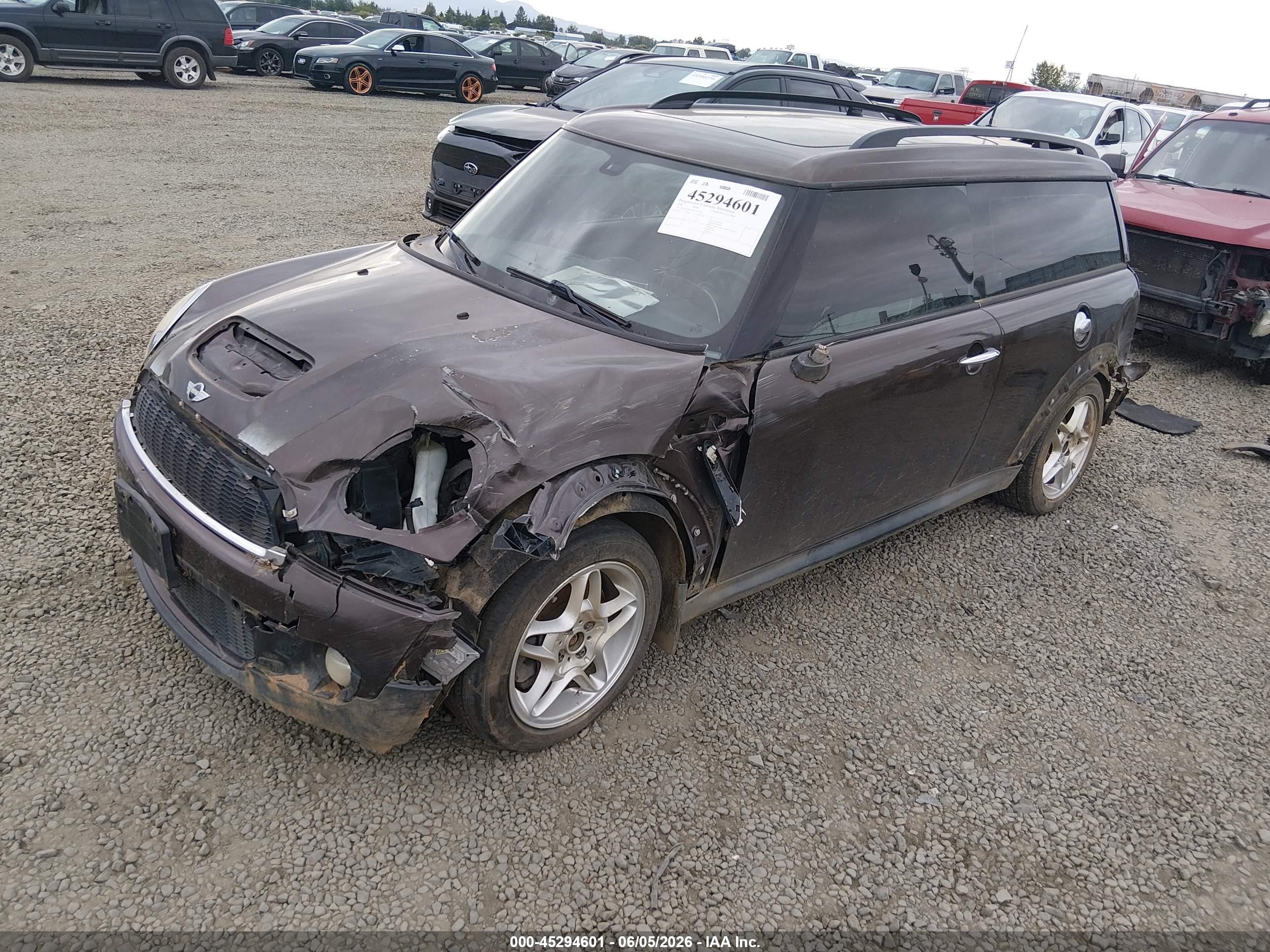 2009 Mini Cooper S Clubman Brown vin: WMWMM33569TP72378