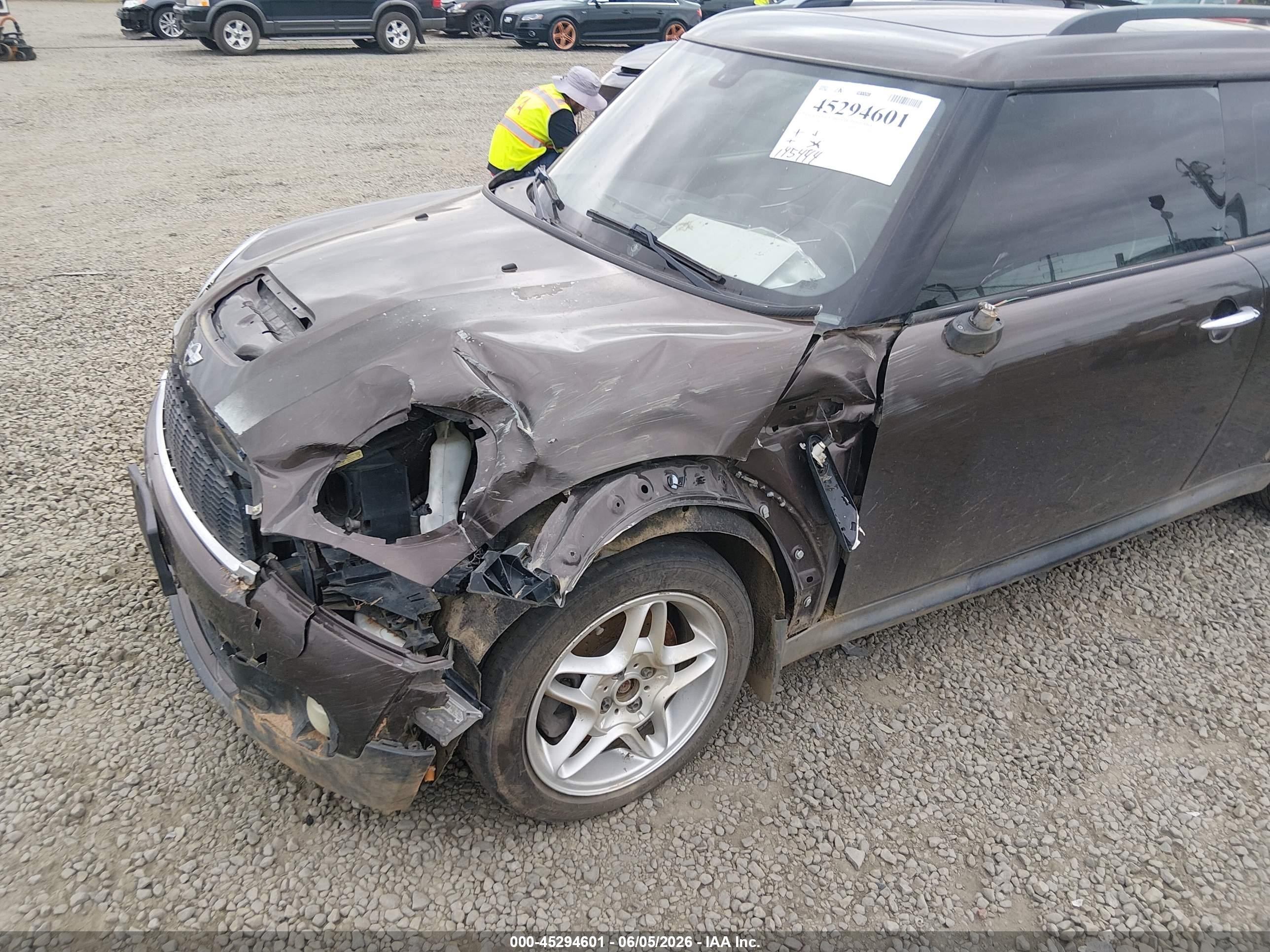 2009 Mini Cooper S Clubman Brown vin: WMWMM33569TP72378