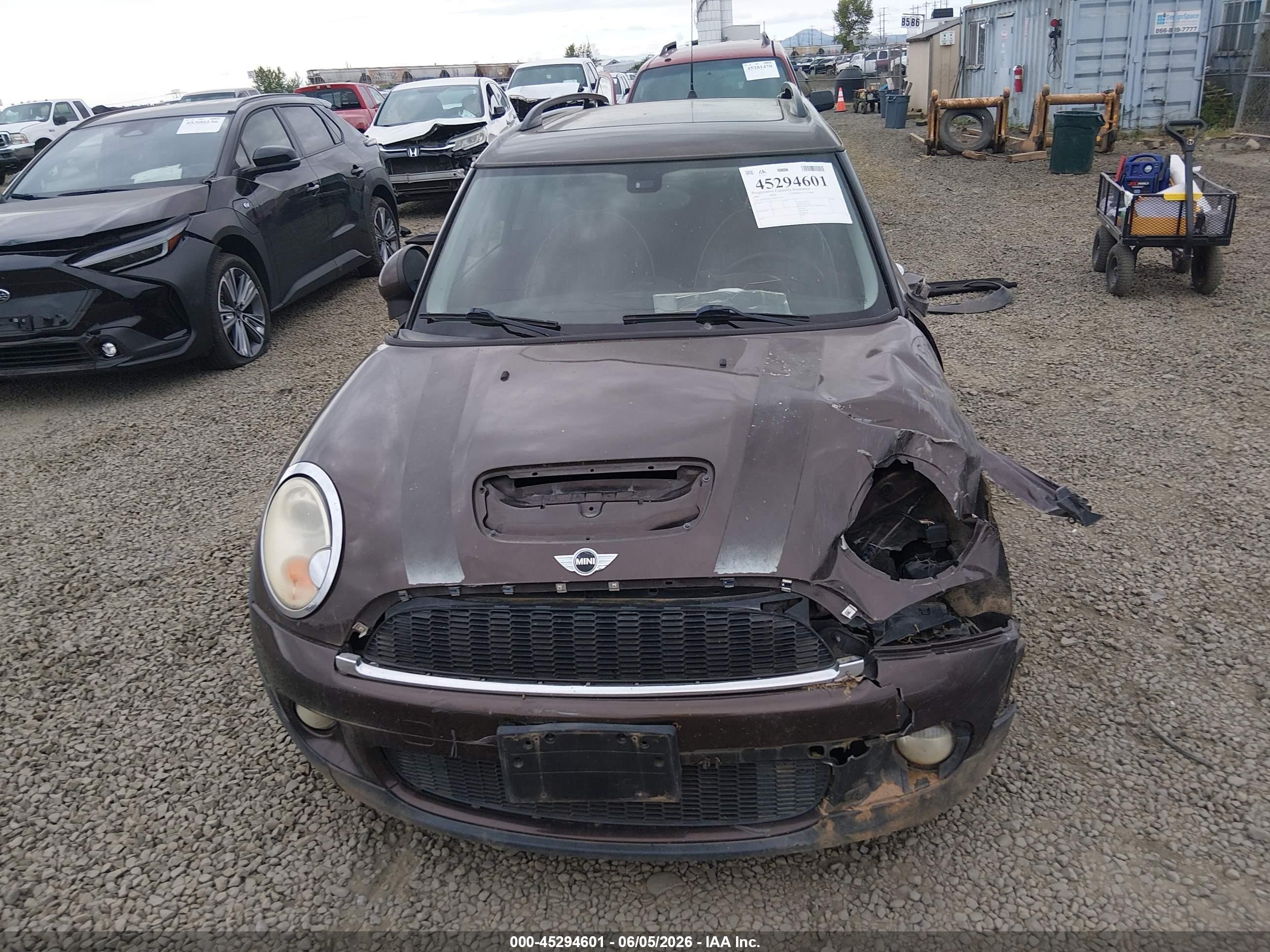 2009 Mini Cooper S Clubman Brown vin: WMWMM33569TP72378
