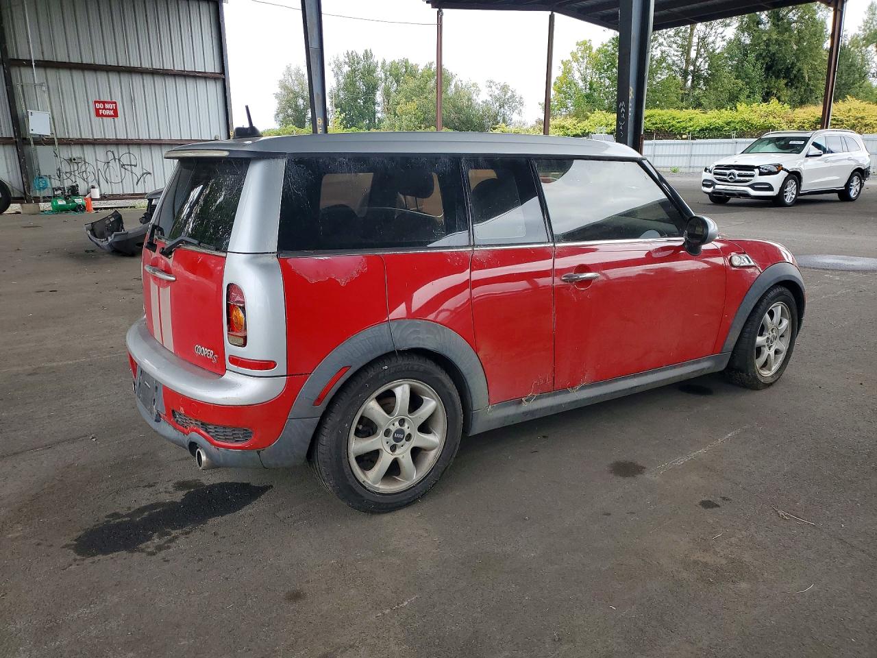 2009 Mini Cooper S Clubman Красный vin: WMWMM33569TP74664