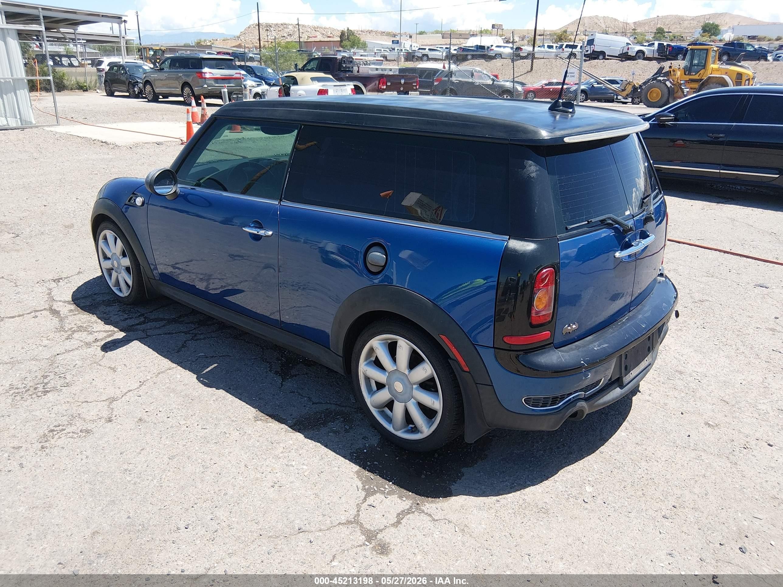 2008 Mini Cooper S Clubman   Синий vin: WMWMM33588TP70887