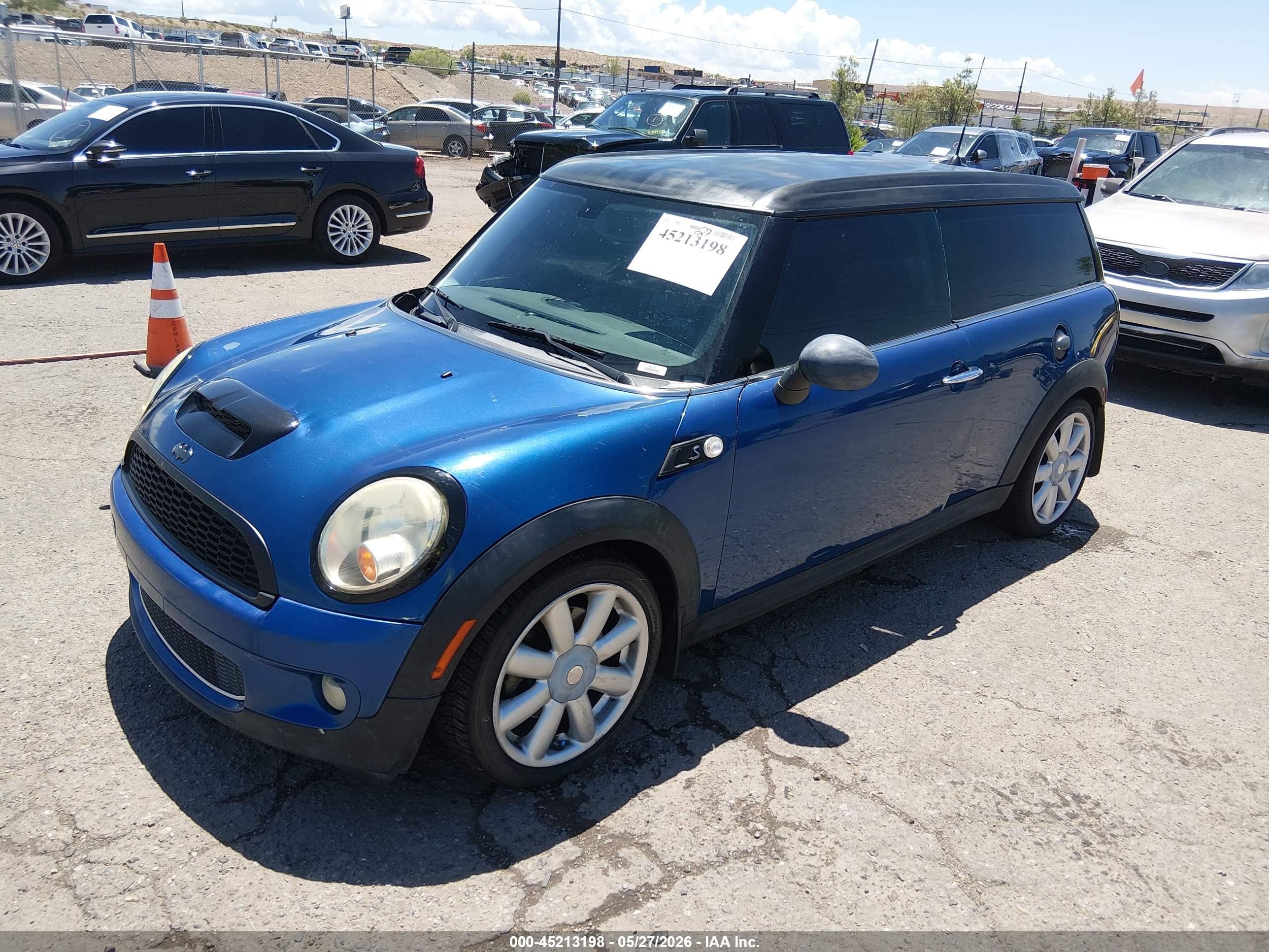 2008 Mini Cooper S Clubman   Синий vin: WMWMM33588TP70887