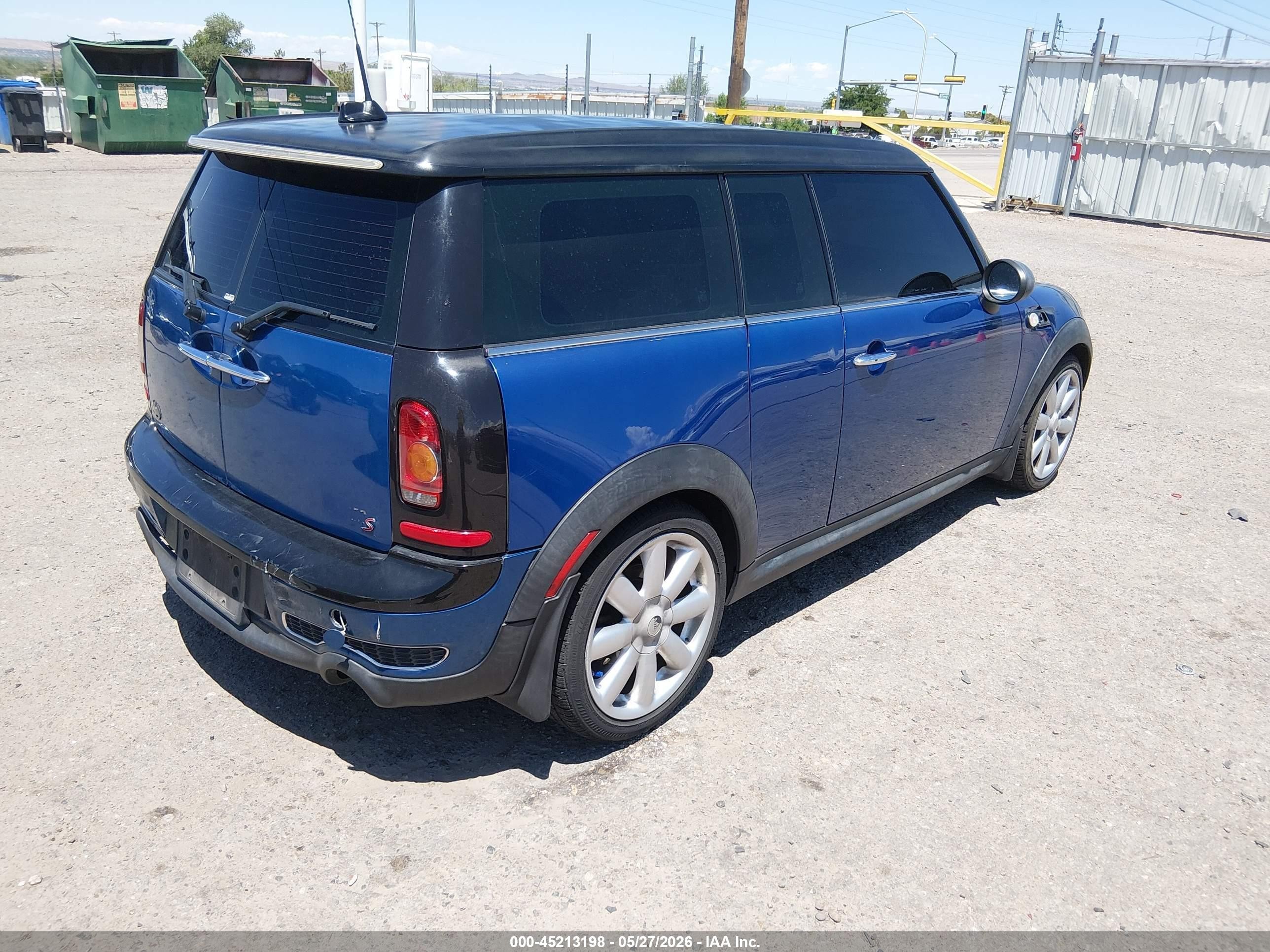 2008 Mini Cooper S Clubman   Синий vin: WMWMM33588TP70887