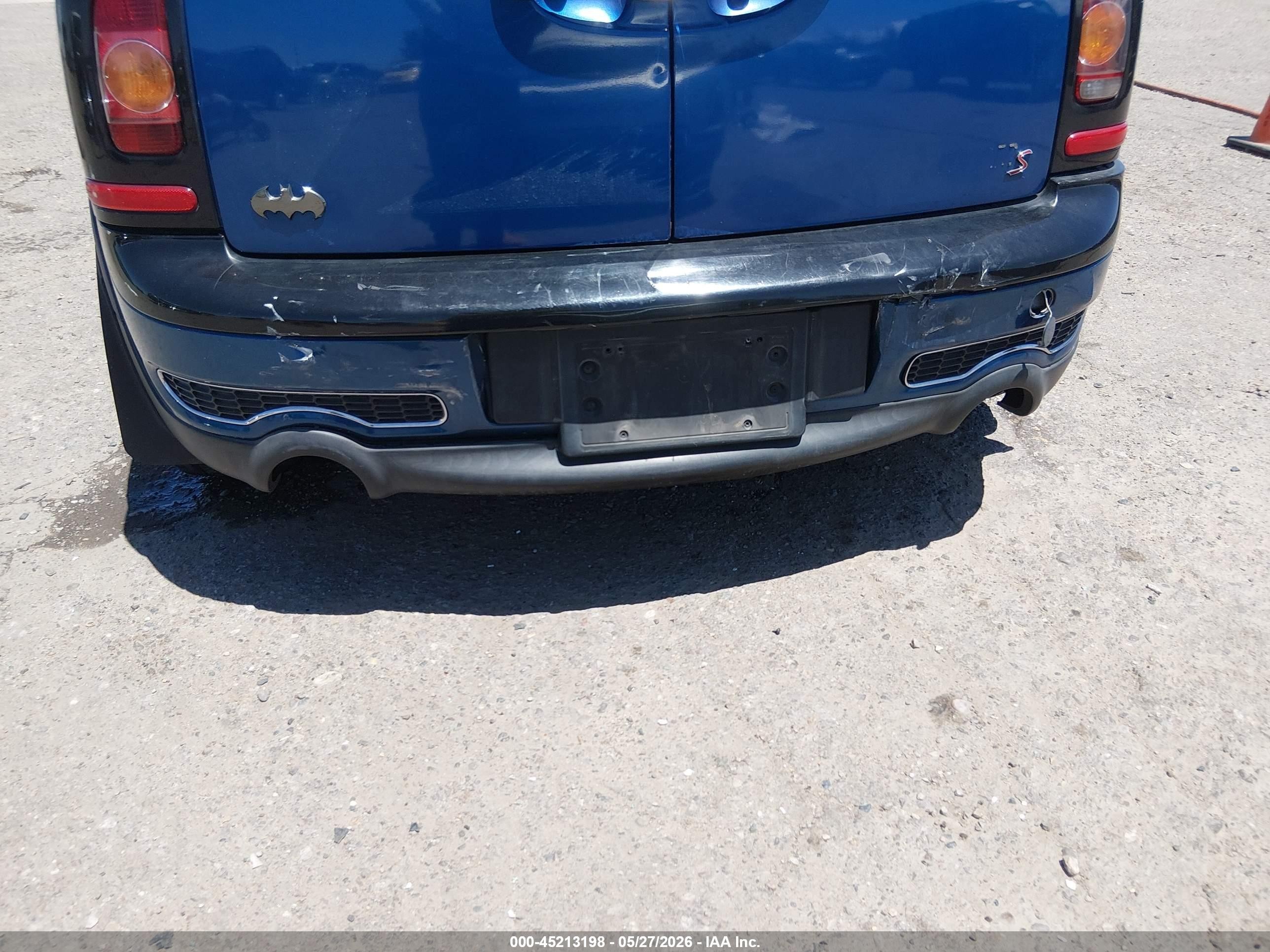2008 Mini Cooper S Clubman   Синий vin: WMWMM33588TP70887