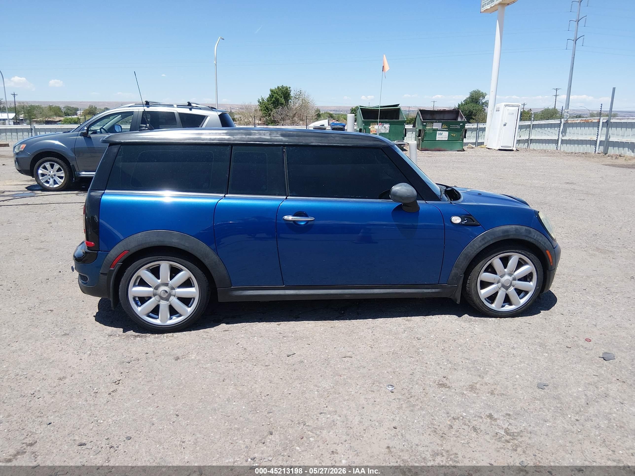 2008 Mini Cooper S Clubman   Синий vin: WMWMM33588TP70887