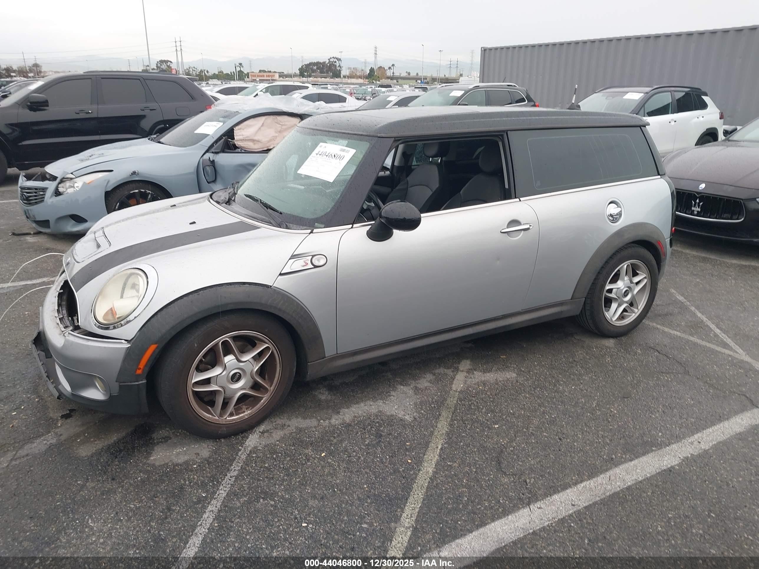2008 Mini Cooper S Clubman   Gray vin: WMWMM33588TP87396