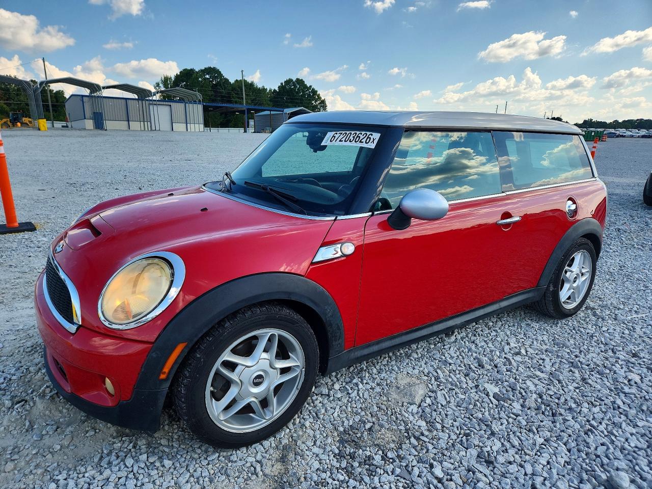 2009 Mini Cooper S Clubman Red vin: WMWMM33589TP90204