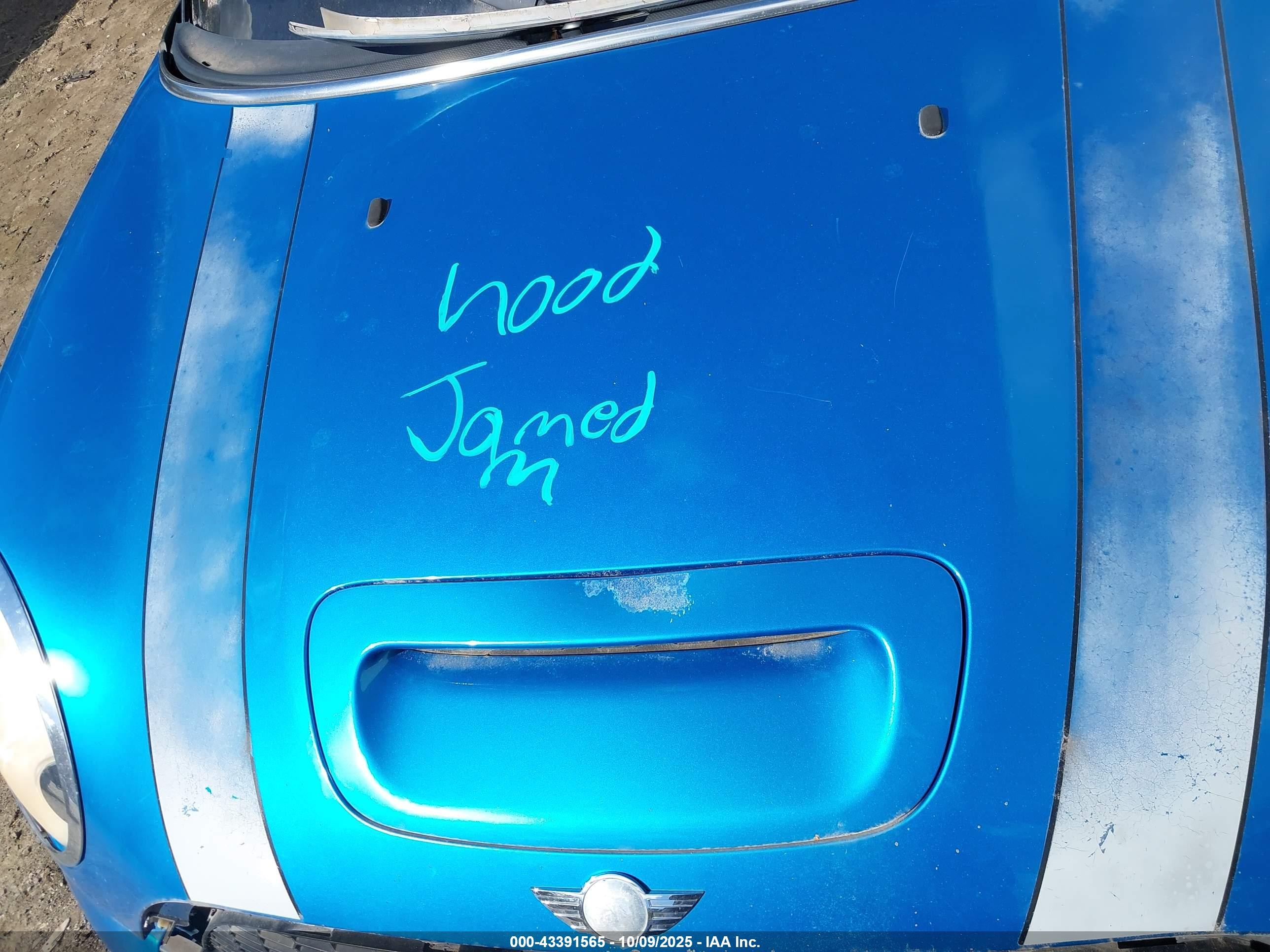 2008 Mini Cooper S Clubman   Blue vin: WMWMM33598TP70932