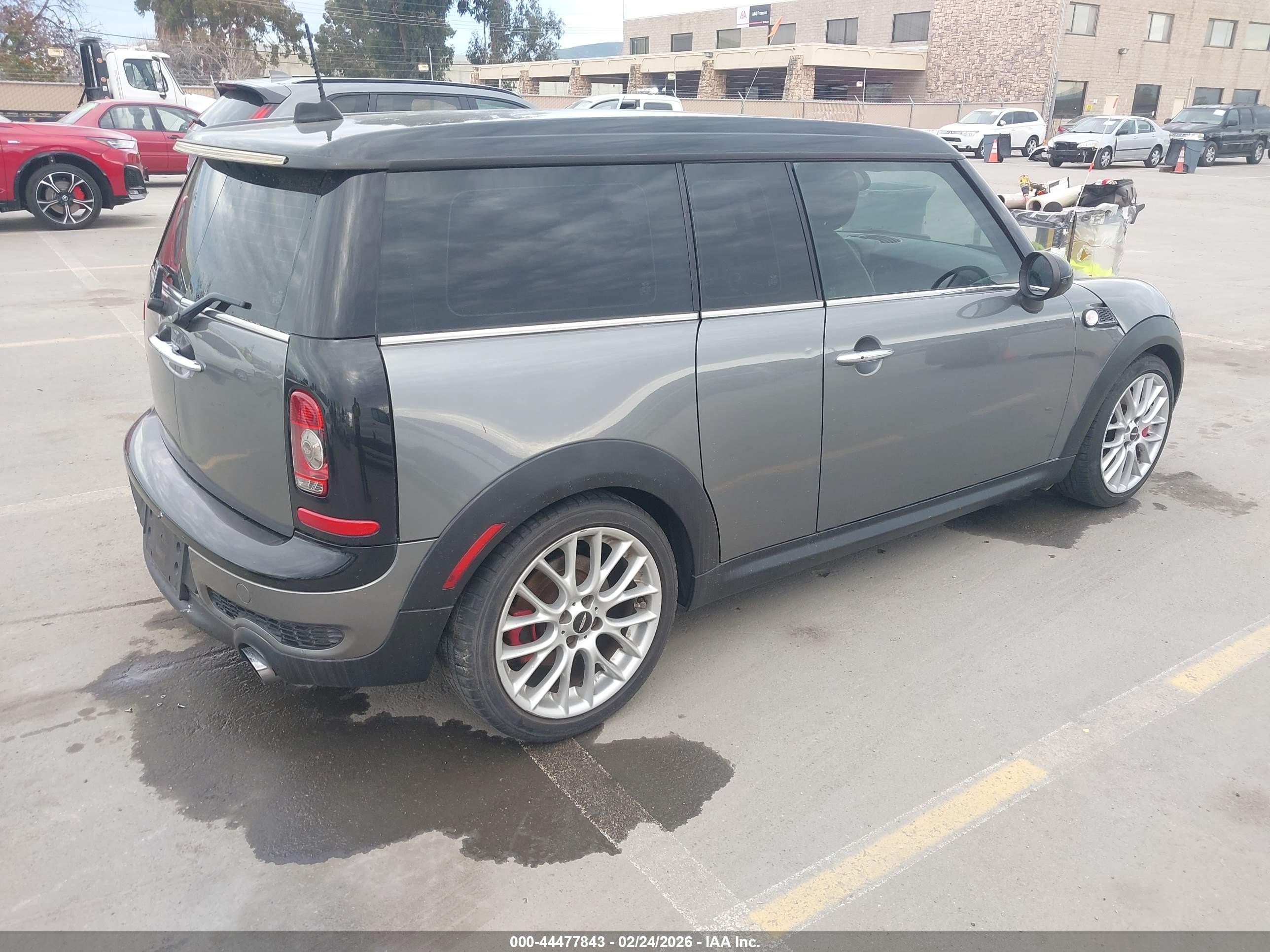 2008 Mini Cooper S Clubman   Gray vin: WMWMM33598TP89013