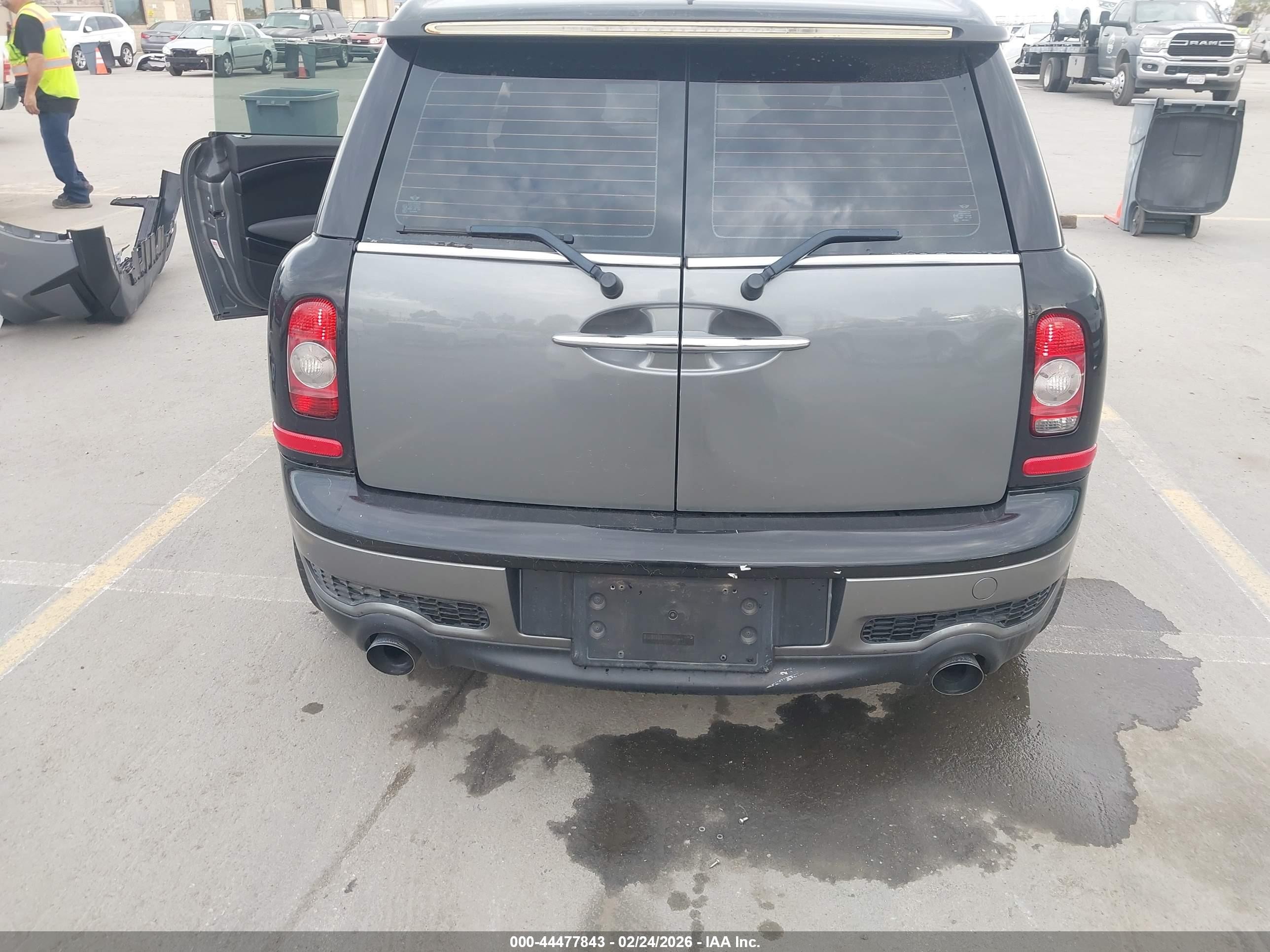 2008 Mini Cooper S Clubman   Gray vin: WMWMM33598TP89013