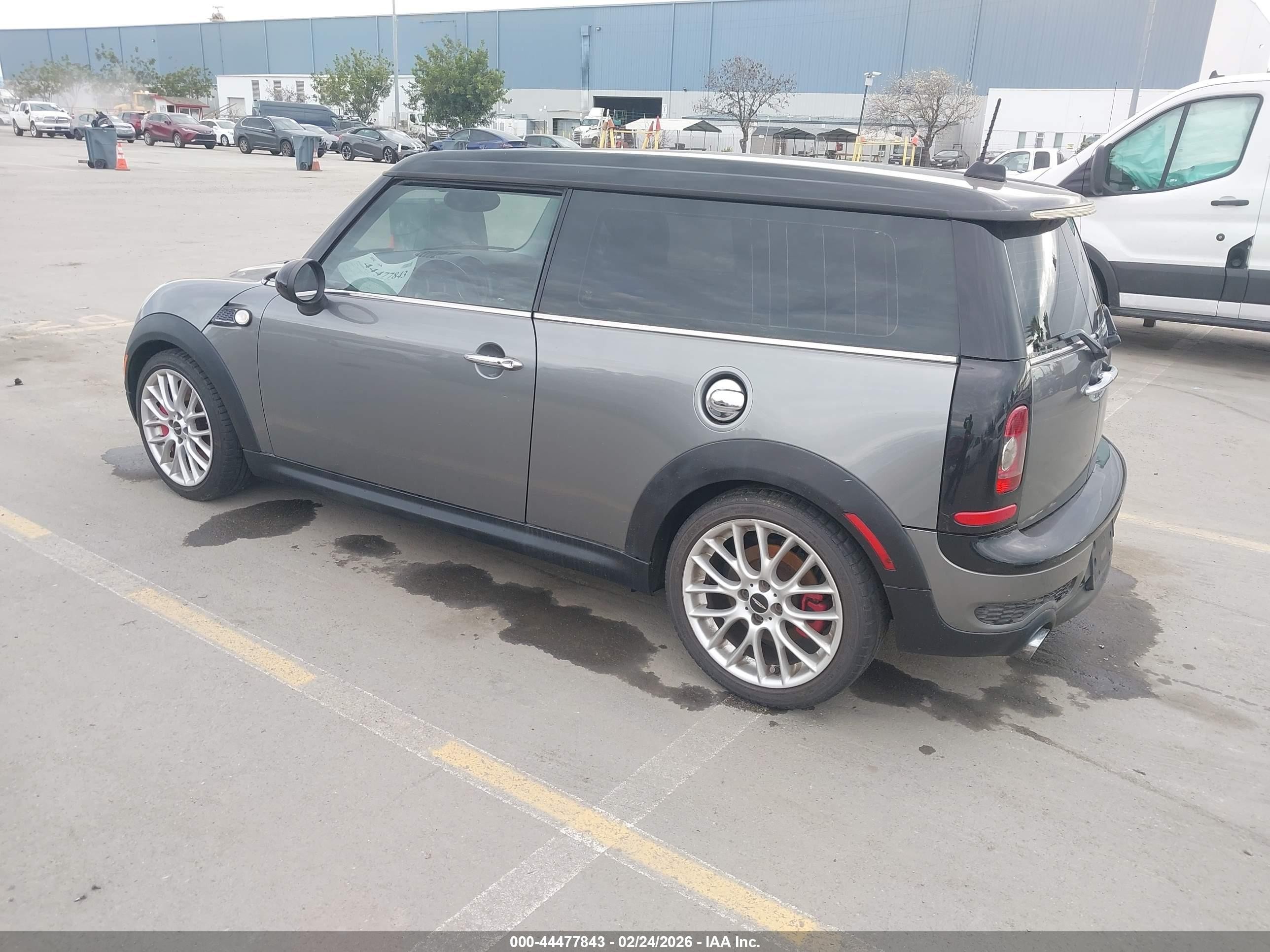 2008 Mini Cooper S Clubman   Gray vin: WMWMM33598TP89013