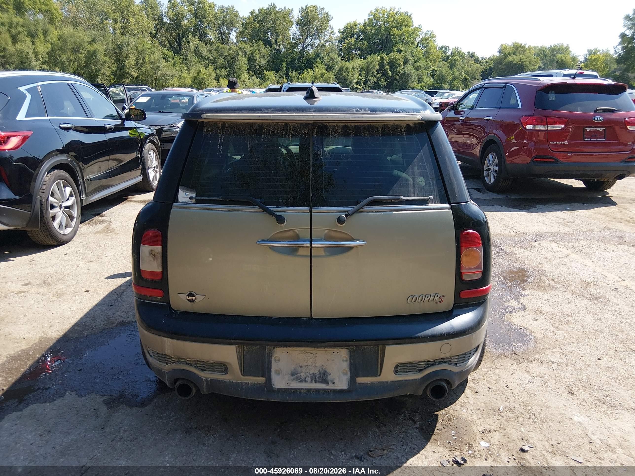 2009 Mini Cooper S Clubman Gold vin: WMWMM33599TP93497