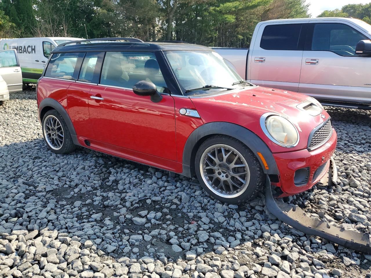 2009 Mini Cooper S Clubman Red vin: WMWMM33599TP93600