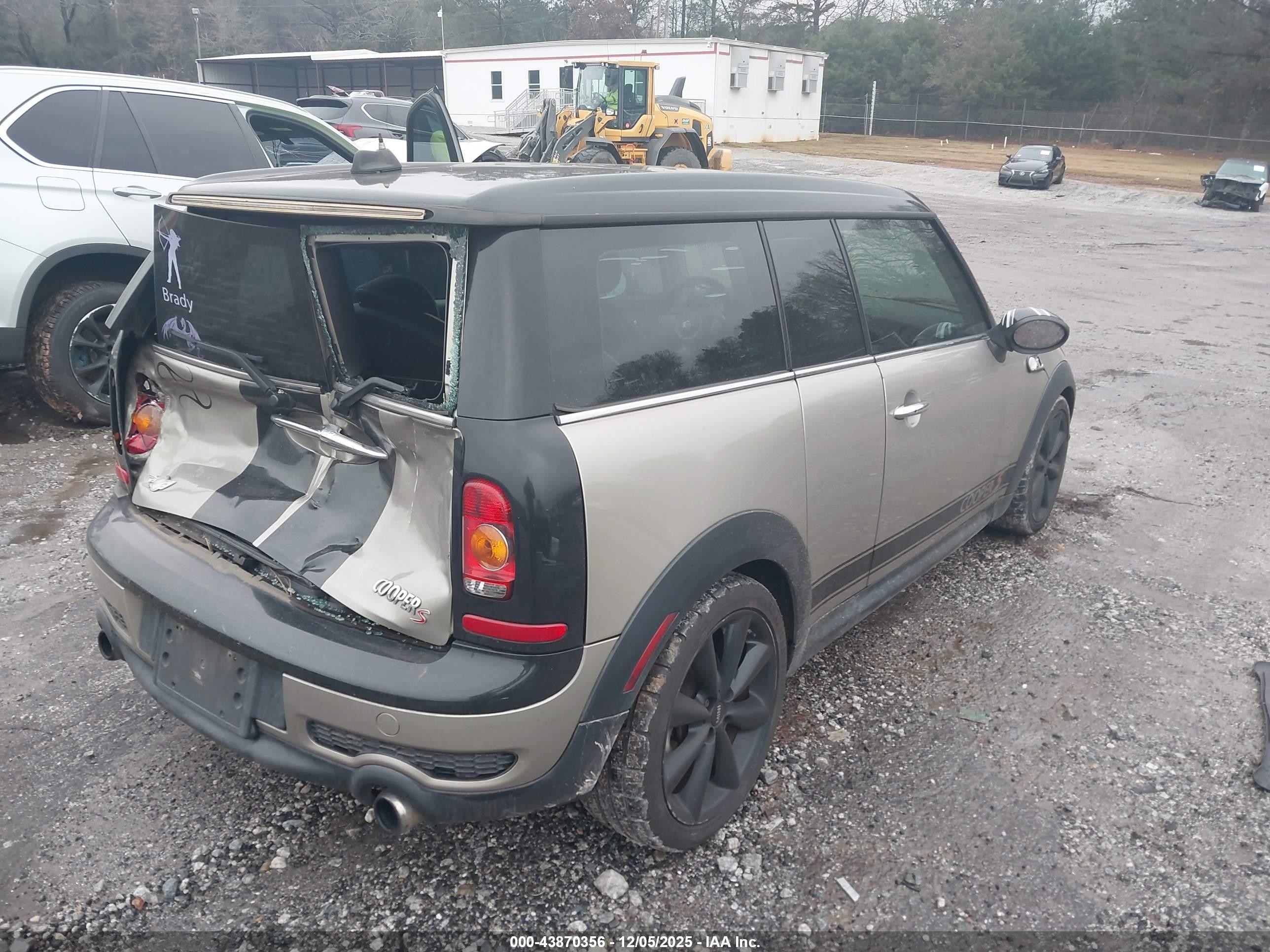 2008 Mini Cooper S Clubman   Champagne vin: WMWMM335X8TP87531