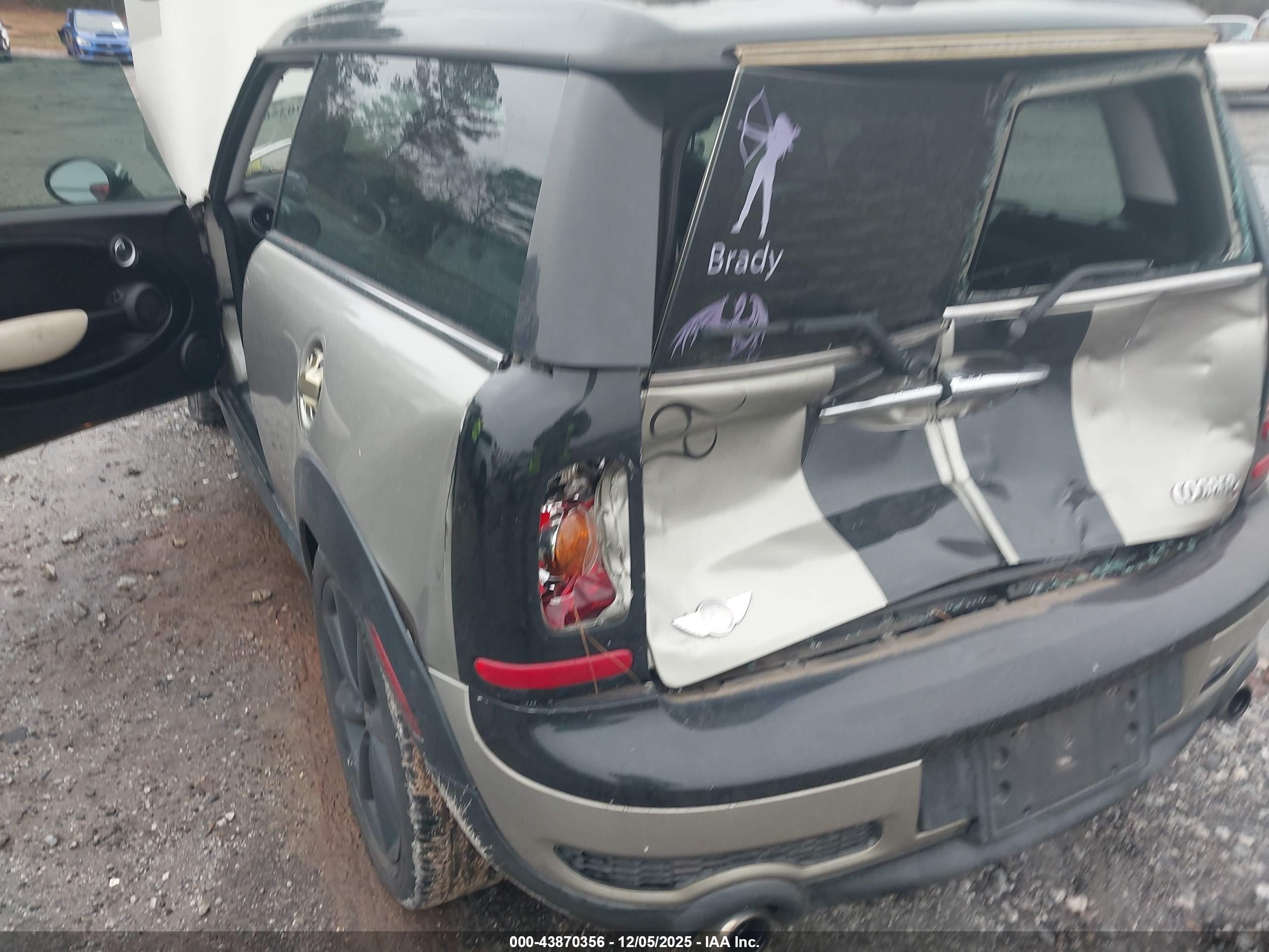 2008 Mini Cooper S Clubman   Champagne vin: WMWMM335X8TP87531
