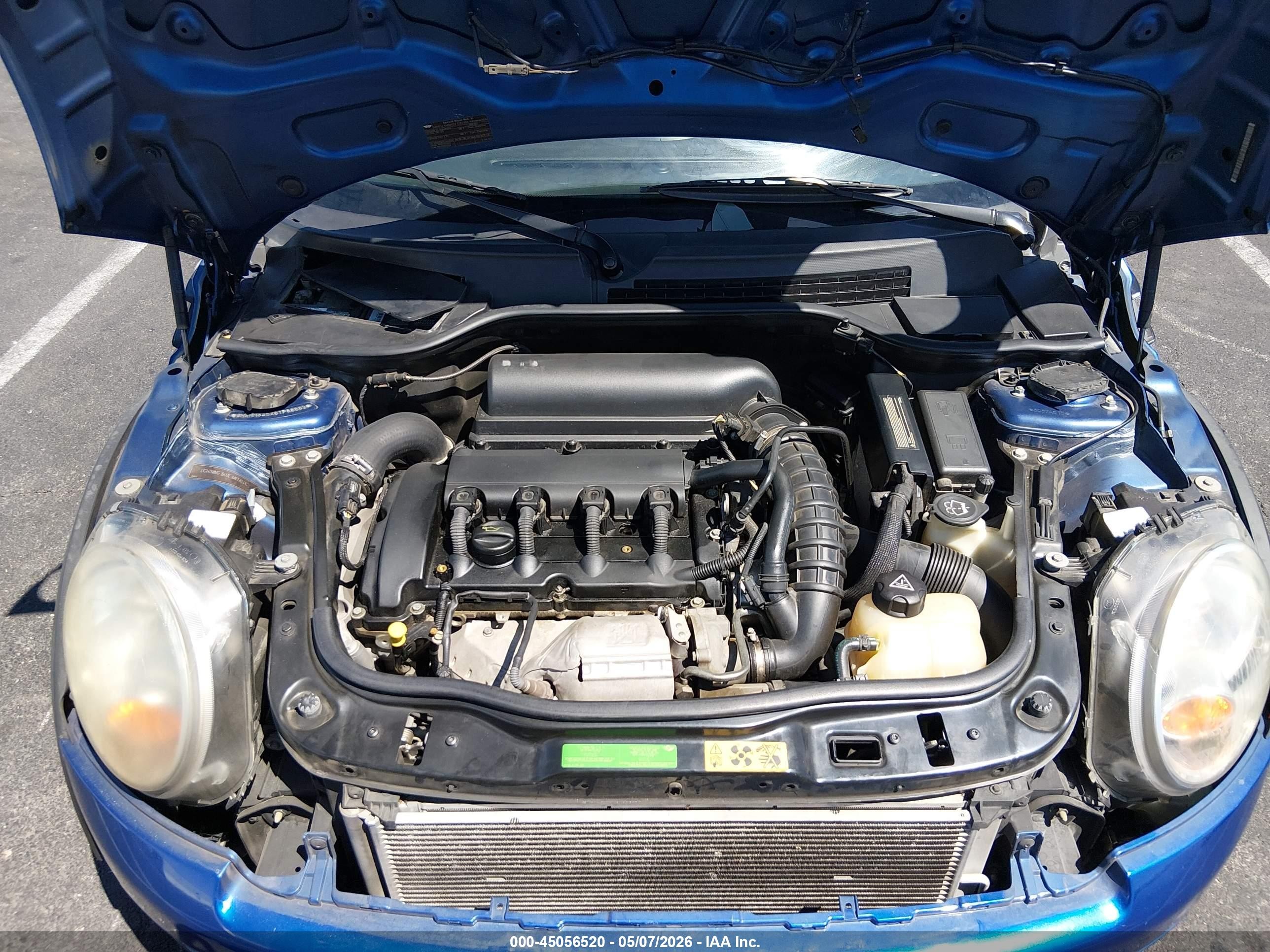 2008 Mini Cooper S Clubman   Blue vin: WMWMM335X8TP88632