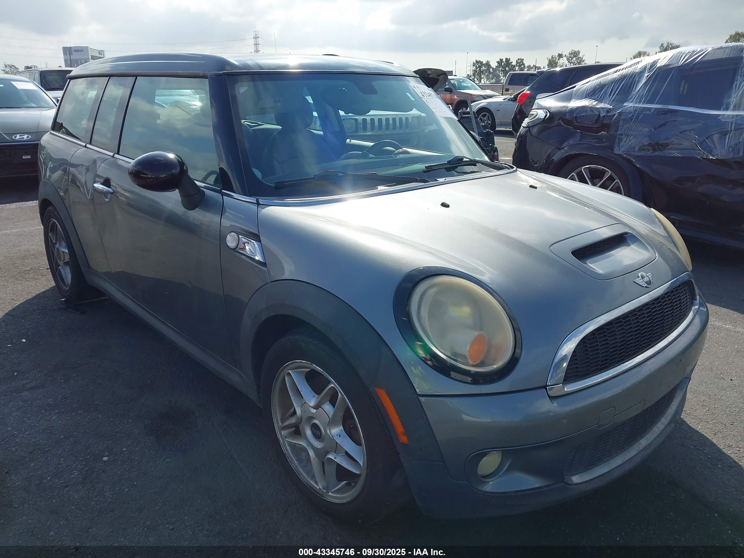 2010 Mini Cooper S Clubman   Gray vin: WMWMM3C51ATZ33272