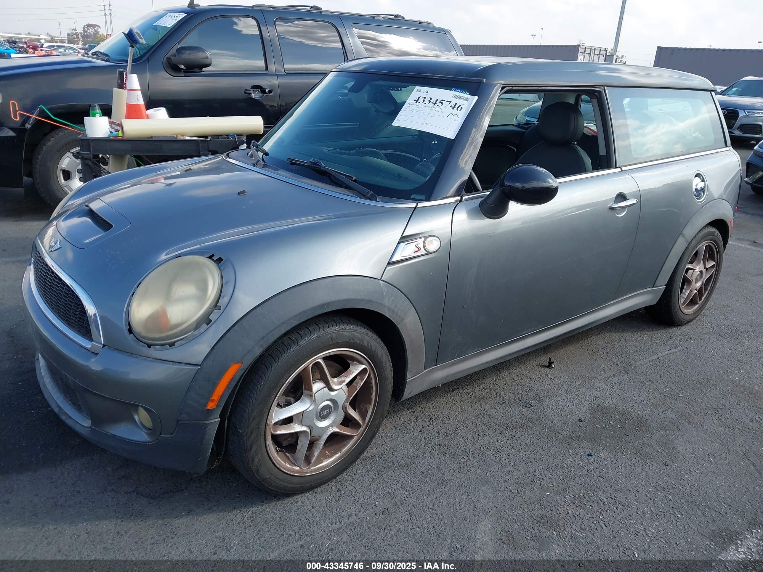 2010 Mini Cooper S Clubman   Gray vin: WMWMM3C51ATZ33272