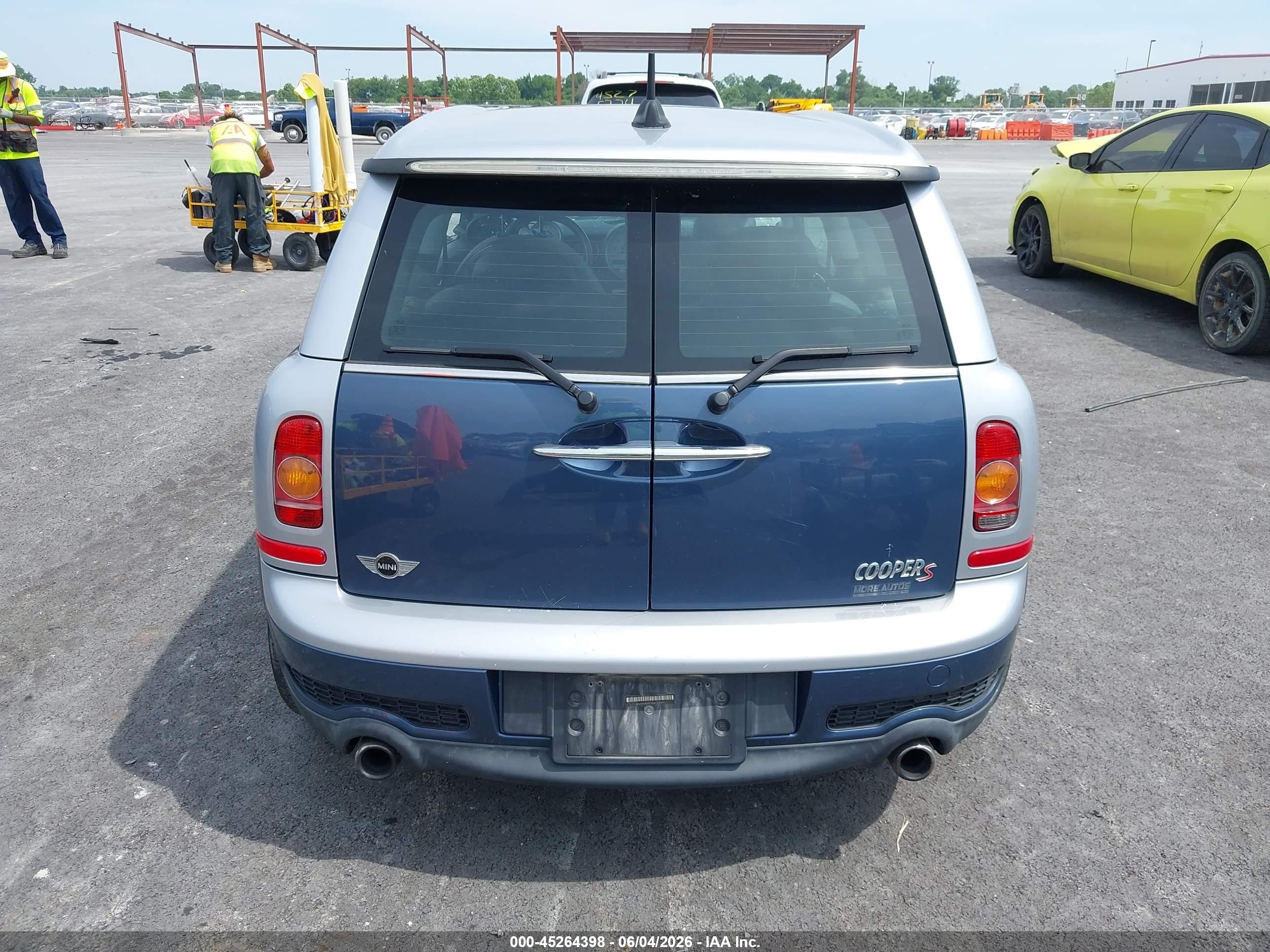 2010 Mini Cooper S Clubman   Blue vin: WMWMM3C53ATZ33497