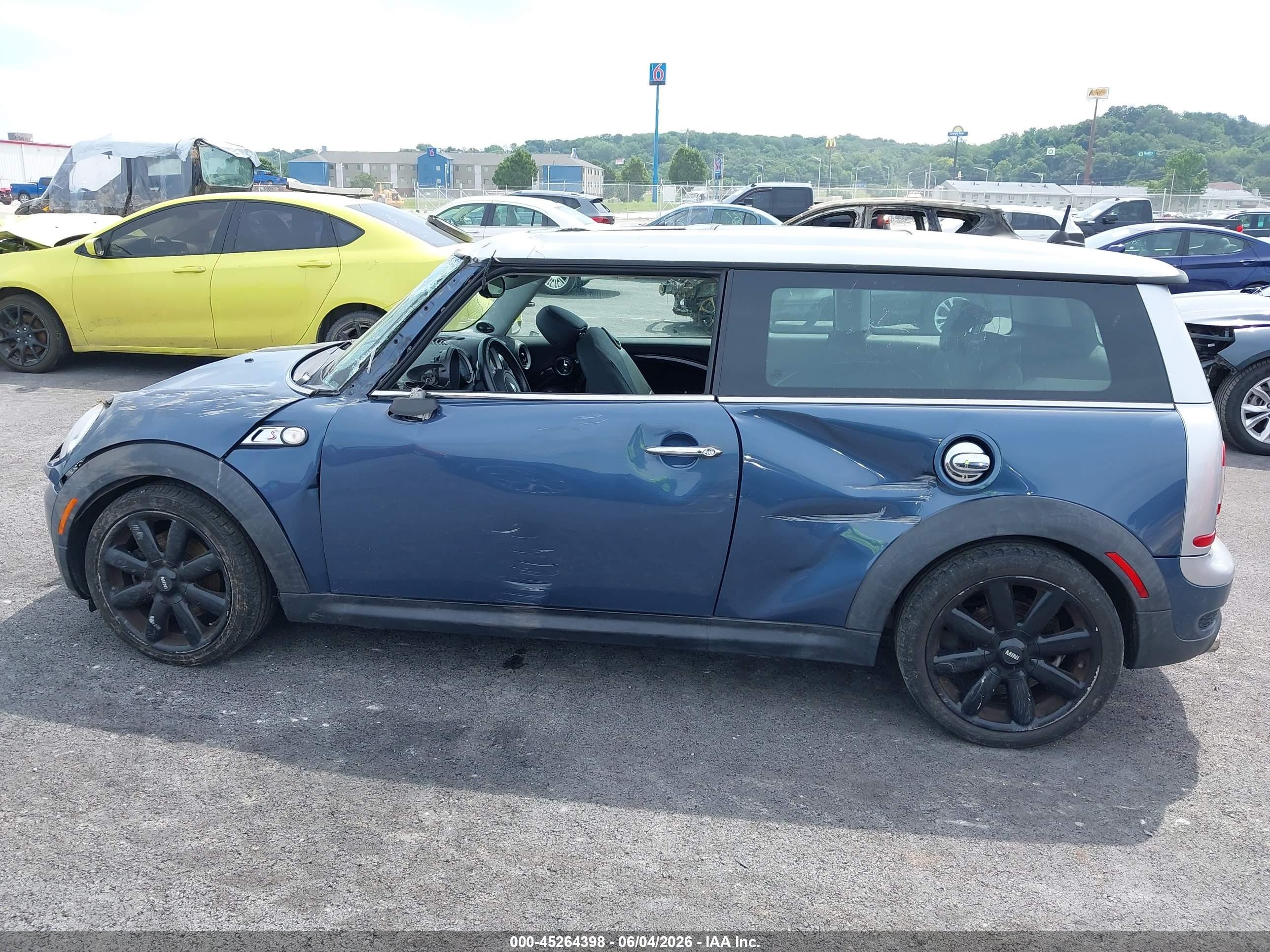 2010 Mini Cooper S Clubman   Blue vin: WMWMM3C53ATZ33497