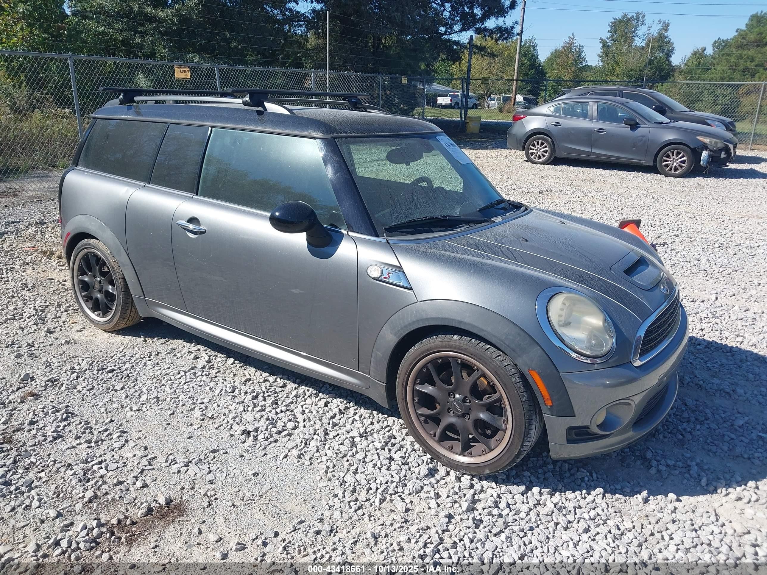2010 Mini Cooper S Clubman   Gray vin: WMWMM3C58ATZ33138