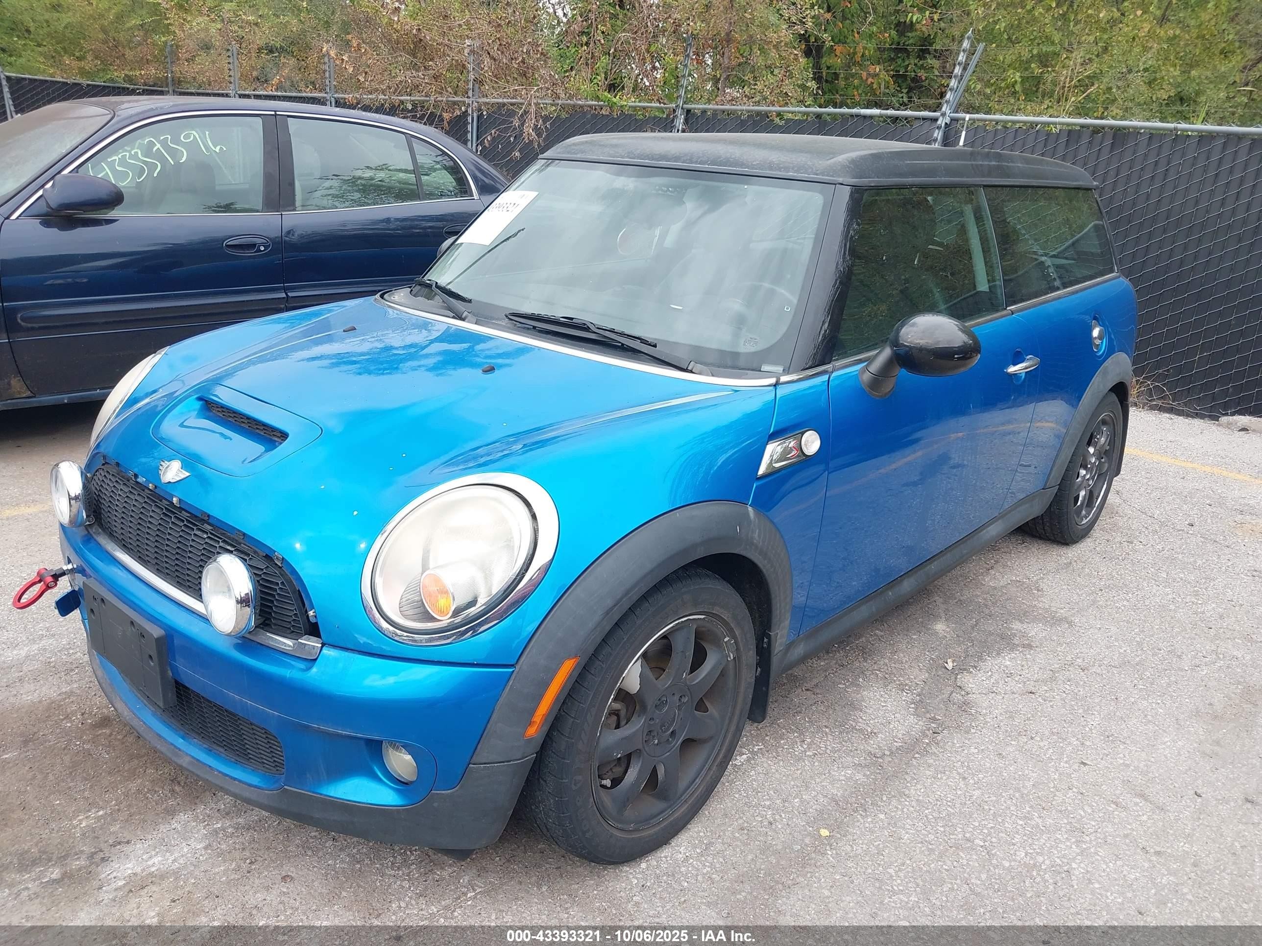 2010 Mini Cooper S Clubman   Синий vin: WMWMM3C59ATP75067