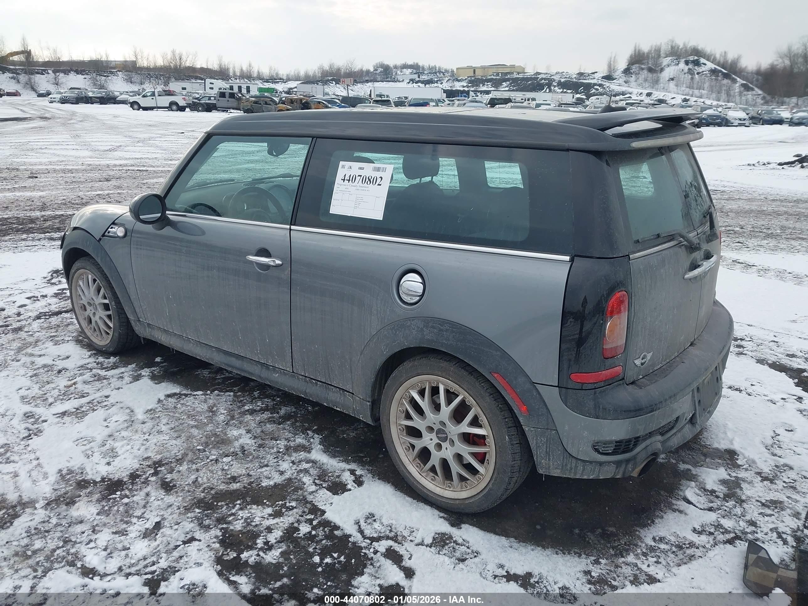 2009 Mini John Cooper Works Clubman   Gray vin: WMWMM93529TF99383