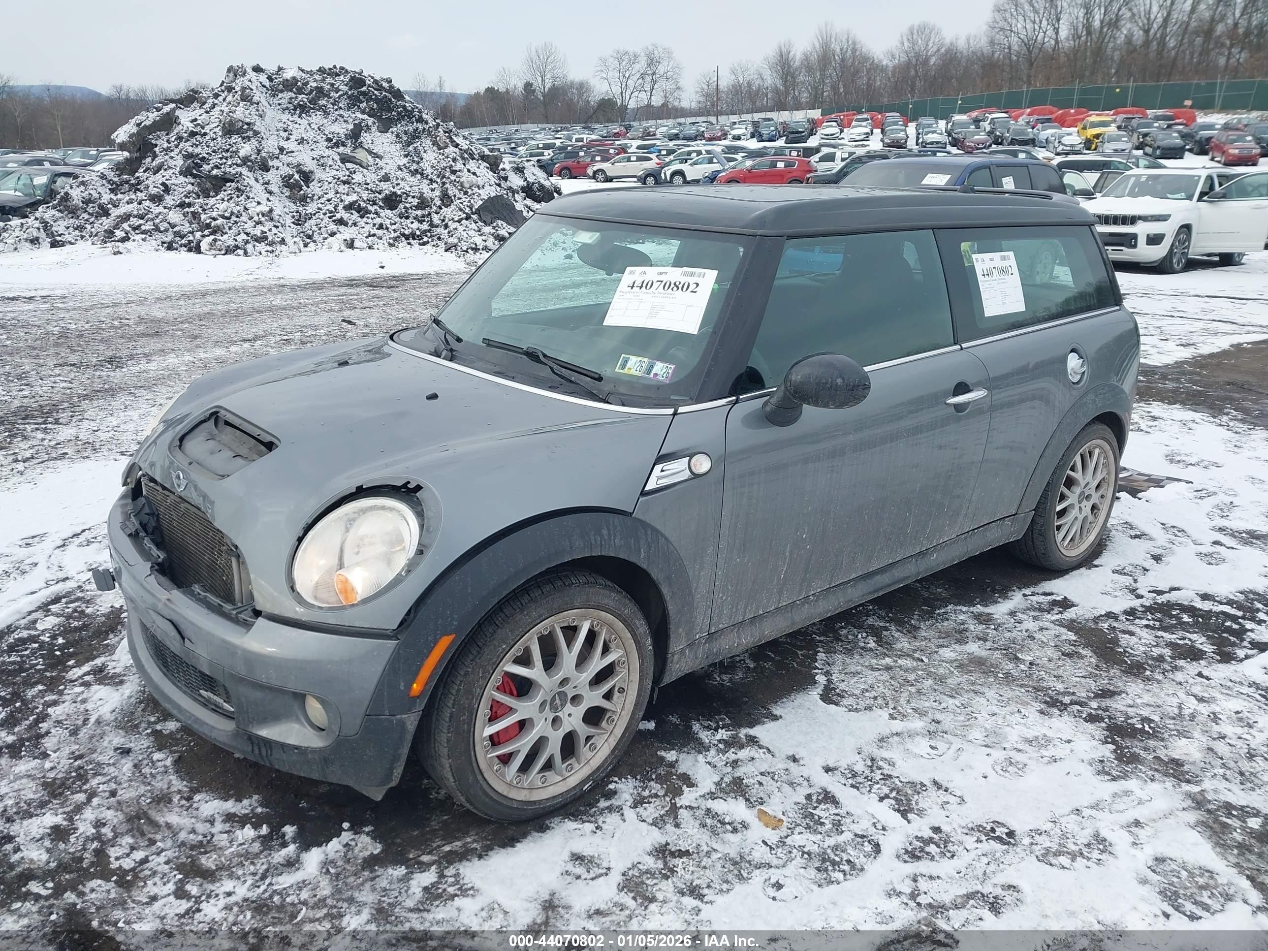 2009 Mini John Cooper Works Clubman   Gray vin: WMWMM93529TF99383