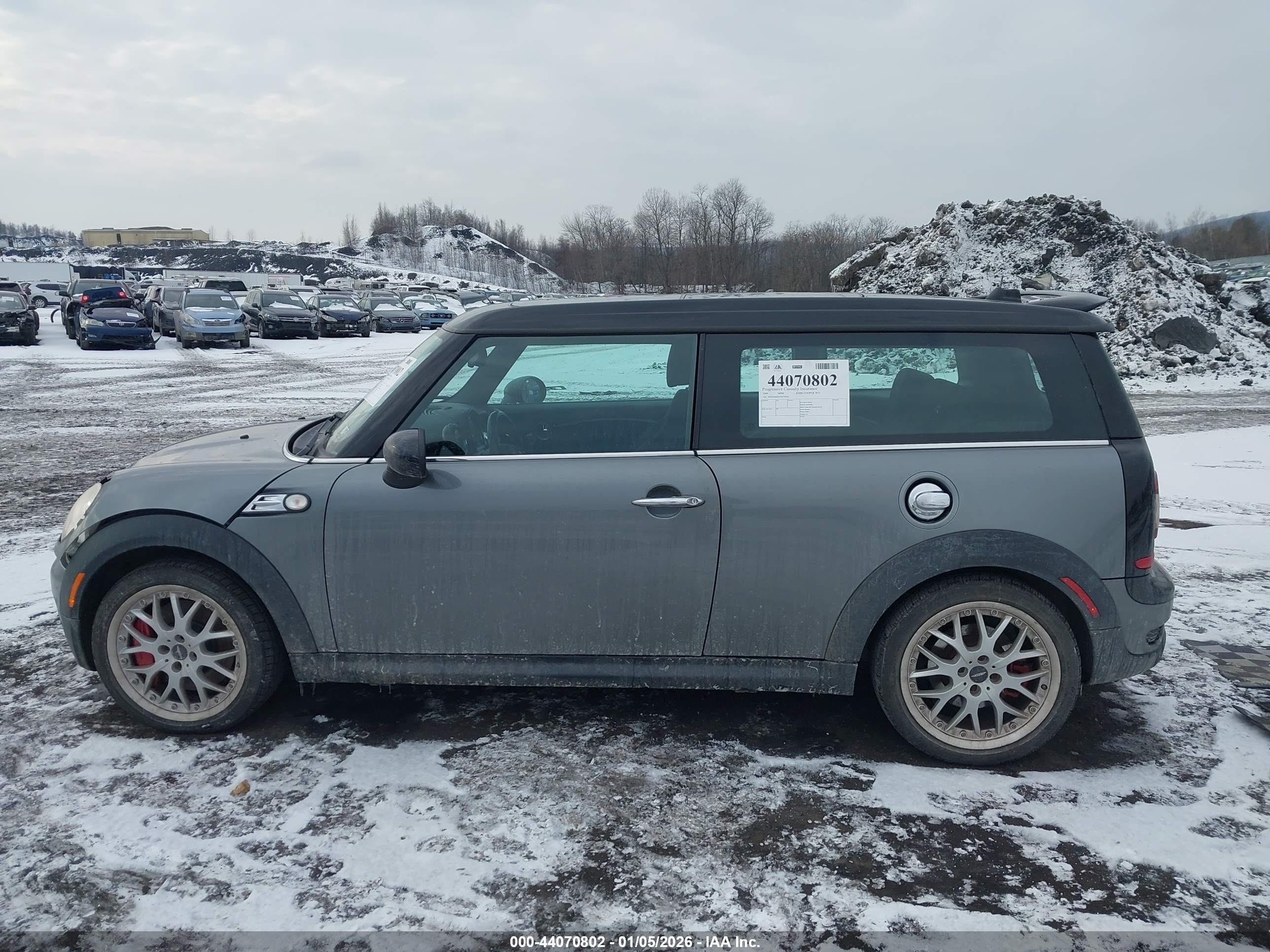 2009 Mini John Cooper Works Clubman   Gray vin: WMWMM93529TF99383