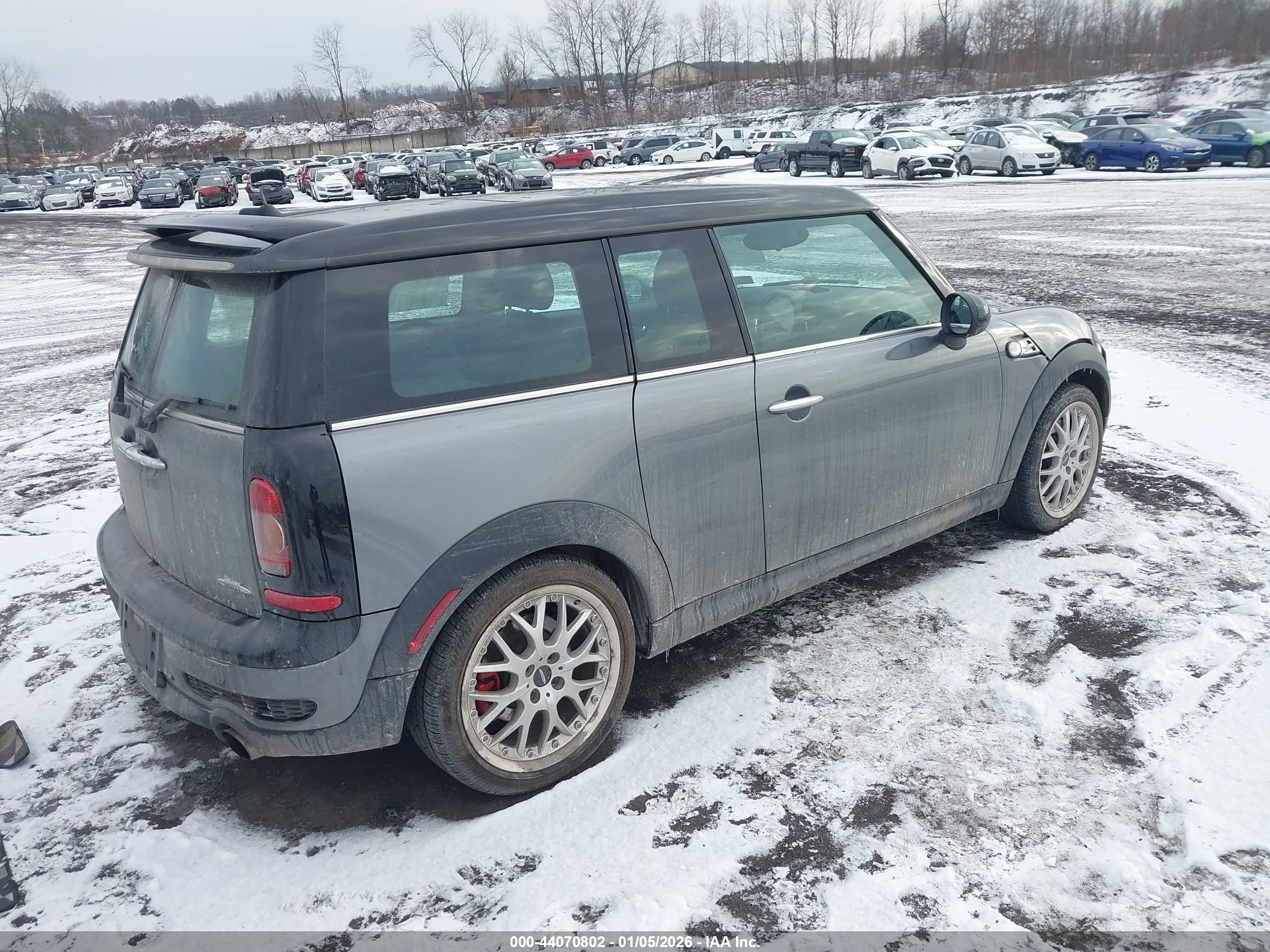 2009 Mini John Cooper Works Clubman   Gray vin: WMWMM93529TF99383