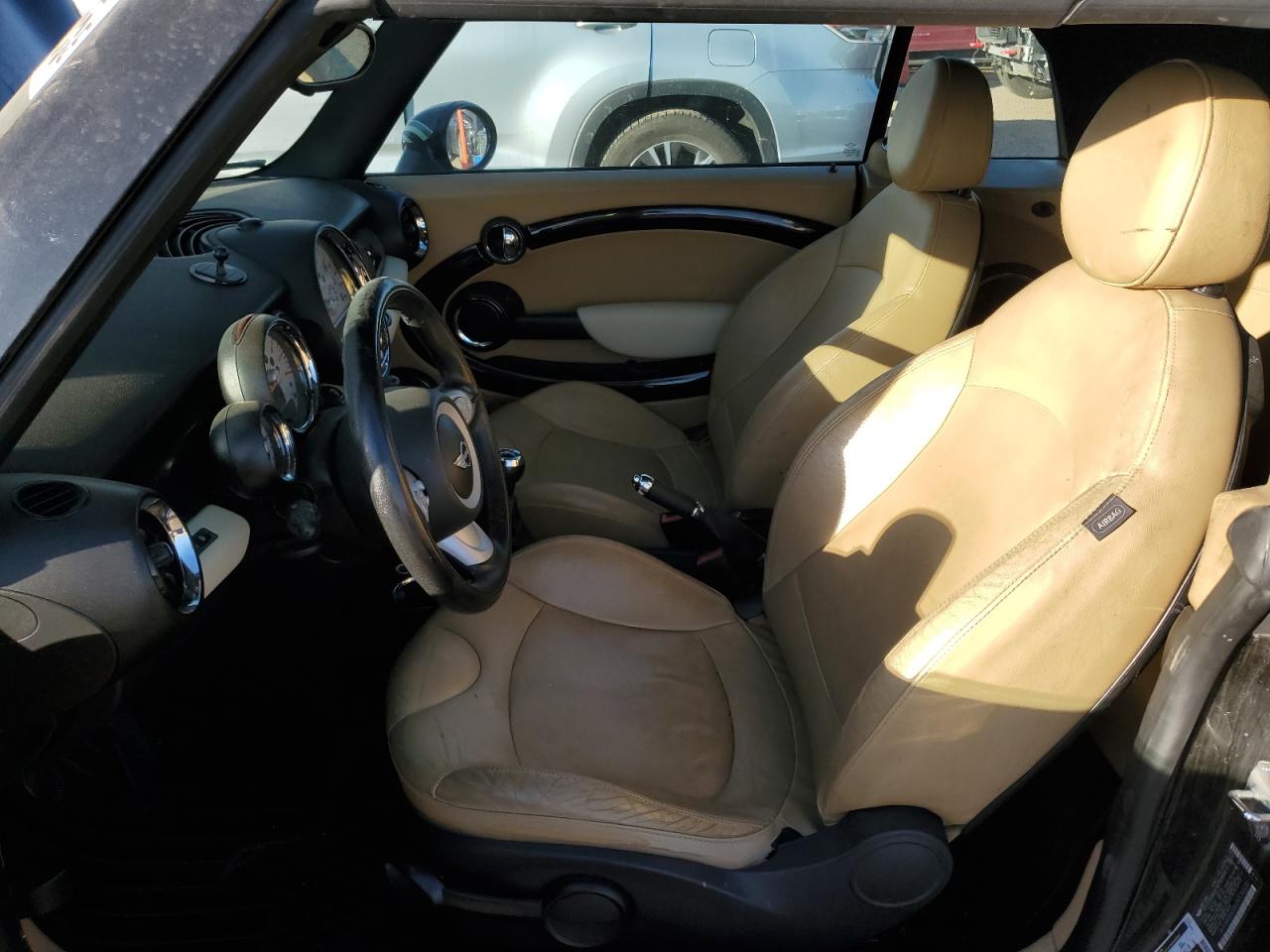 2009 Mini Cooper Black vin: WMWMR33579TJ93532
