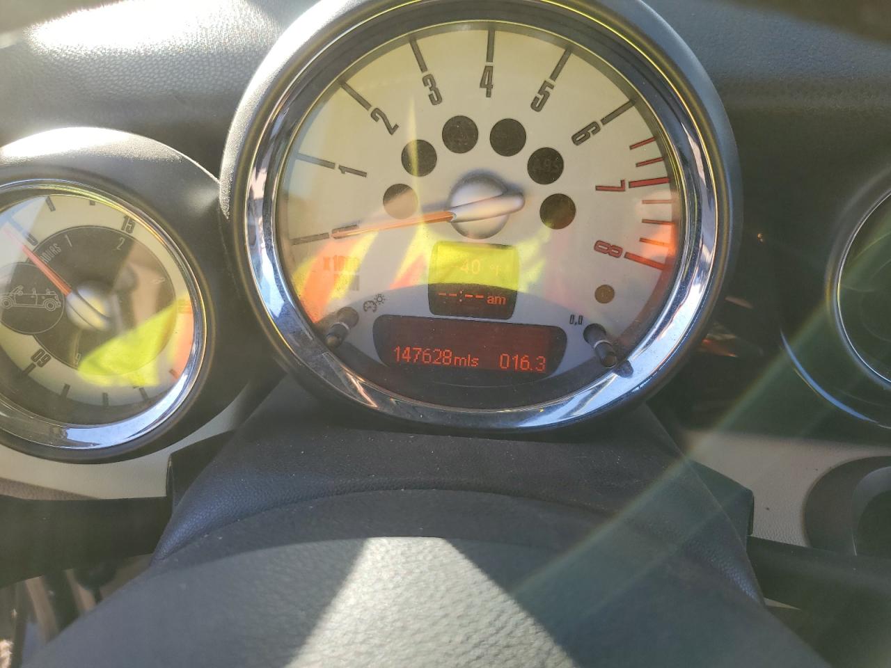 2009 Mini Cooper Black vin: WMWMR33579TJ93532