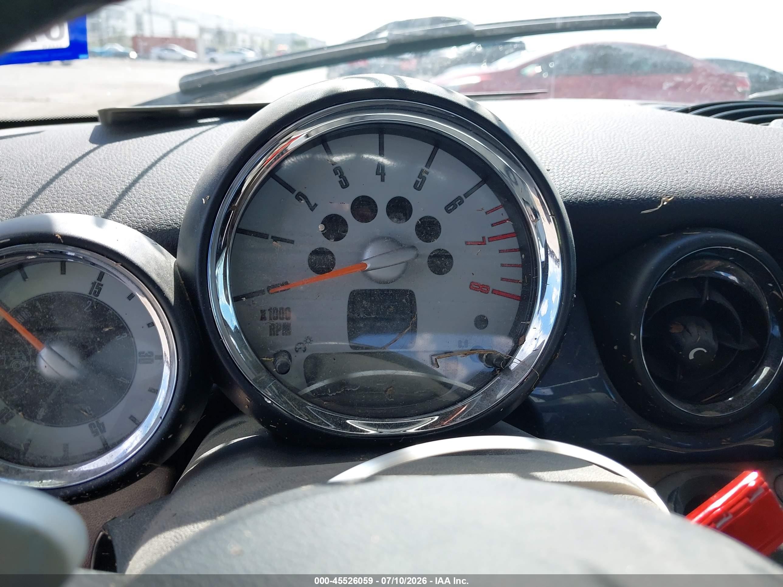 2009 Mini Cooper   Синий vin: WMWMR33579TU95046