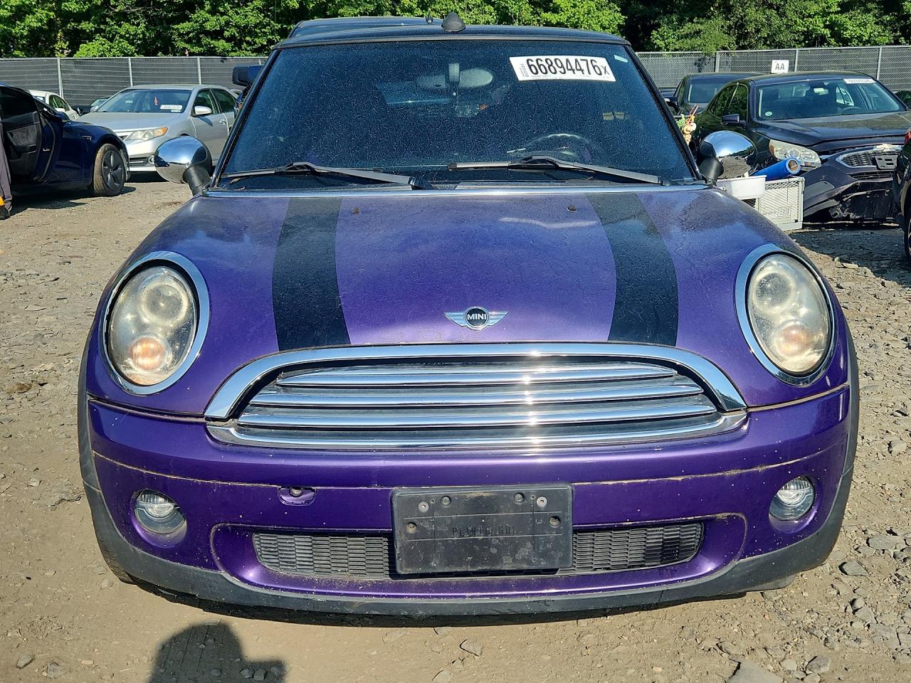 2010 Mini Cooper Purple vin: WMWMR3C56ATZ18901